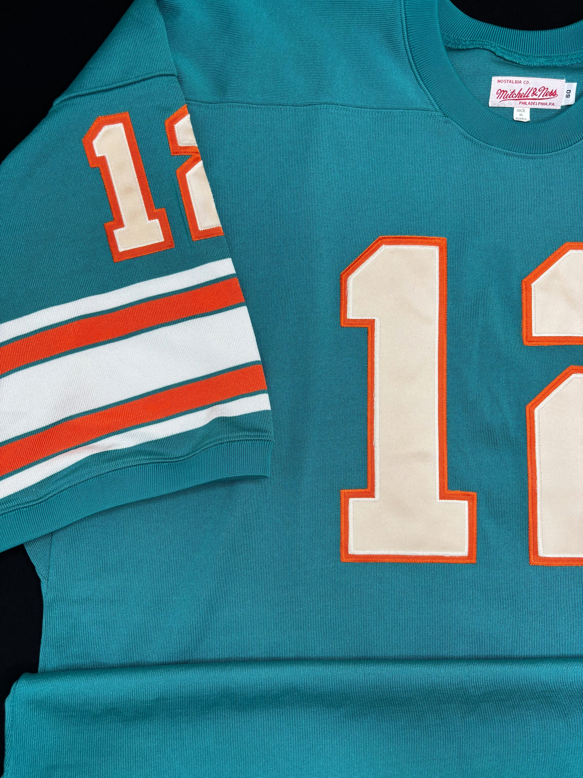 Miami Dolphins Bob Griese 67’ Mitchell & Ness Authentic Football Jersey Size: 4XL