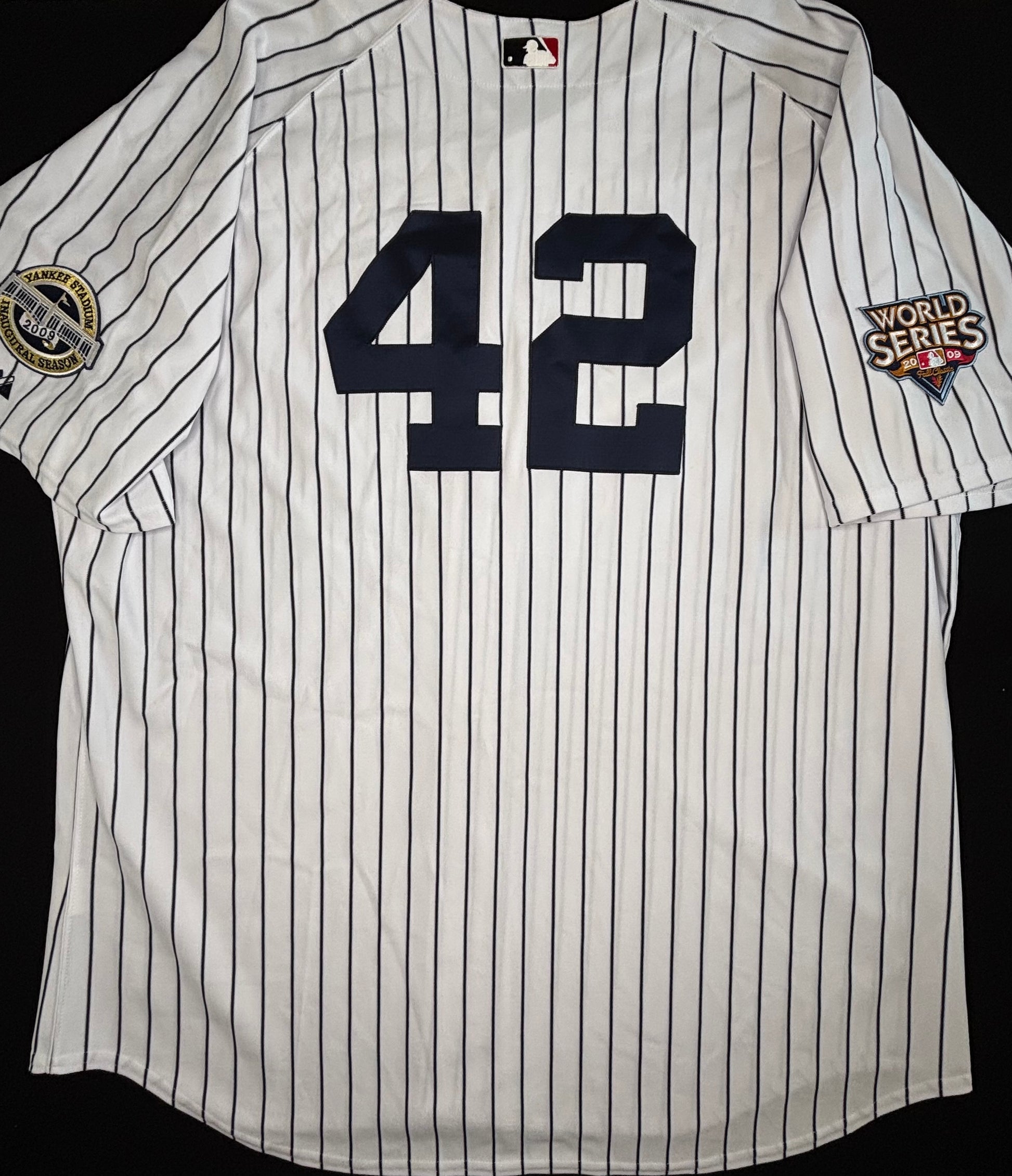 New York Yankees Mariano Rivera 2009 Authentic Majestic Baseball Jersey w/ Patches Size: 60