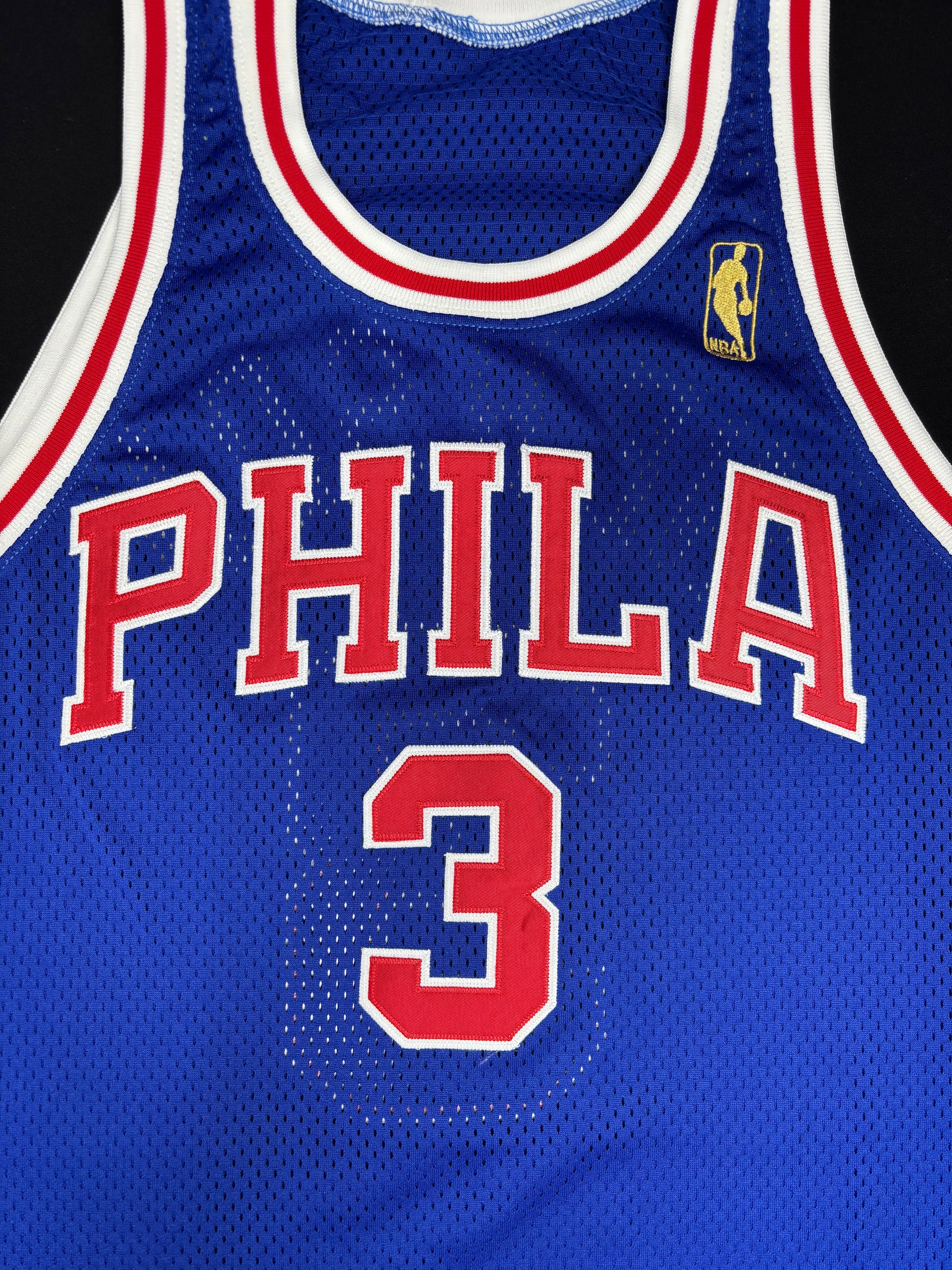 Philadelphia 76ers Allen Iverson Mitchell & Ness 50th Anniversary Authentic Basketball Jersey Size: XXXL