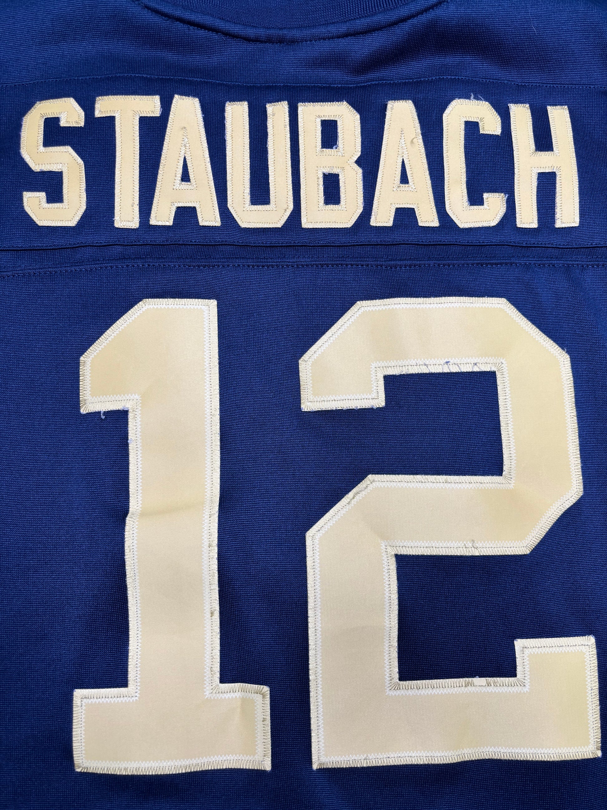 Navy Roger Staubach Adidas HWA Football Jersey Size: Large