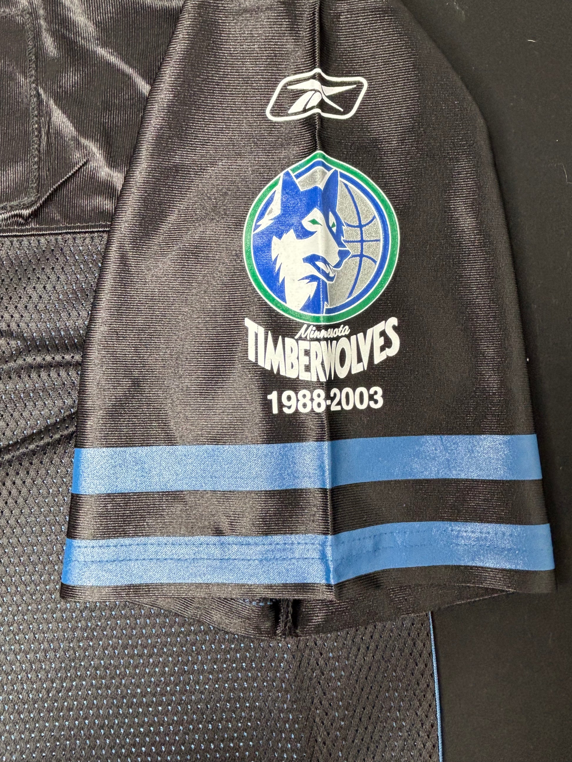 NWT Minnesota Timberwolves 15th Anniversary Reebok Football Jersey Size: XXL