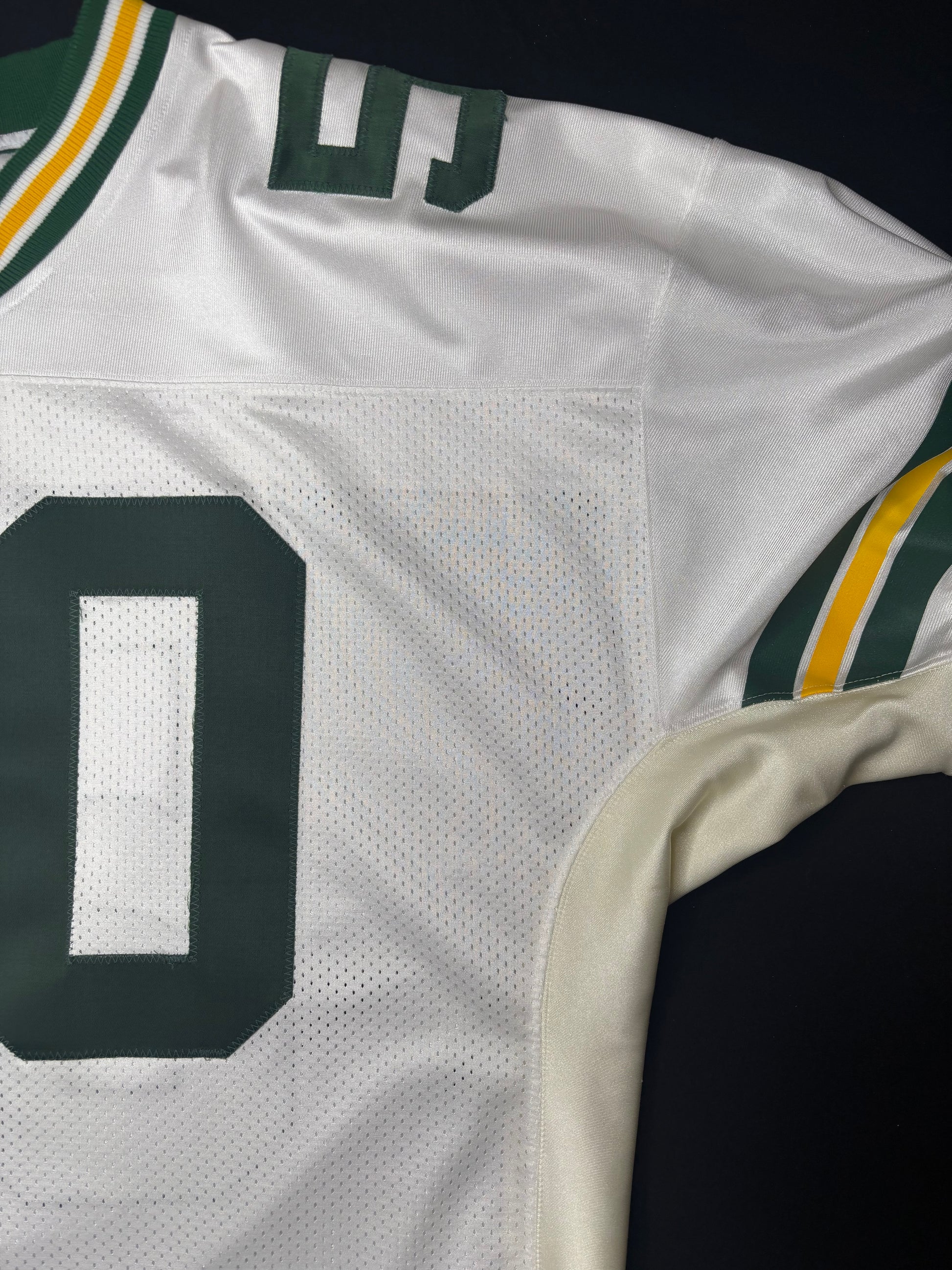 Vintage Green Bay Packers AJ Hawk Authentic Reebok Football Jersey Size: 52