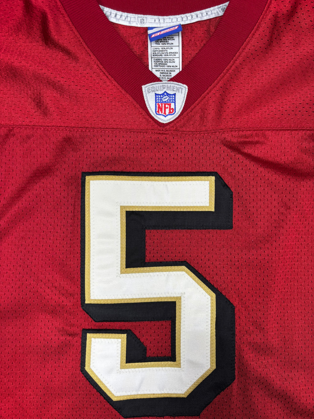 San Francisco 49ers Jeff Garcia Reebok Authentic Football Jersey Size: 60