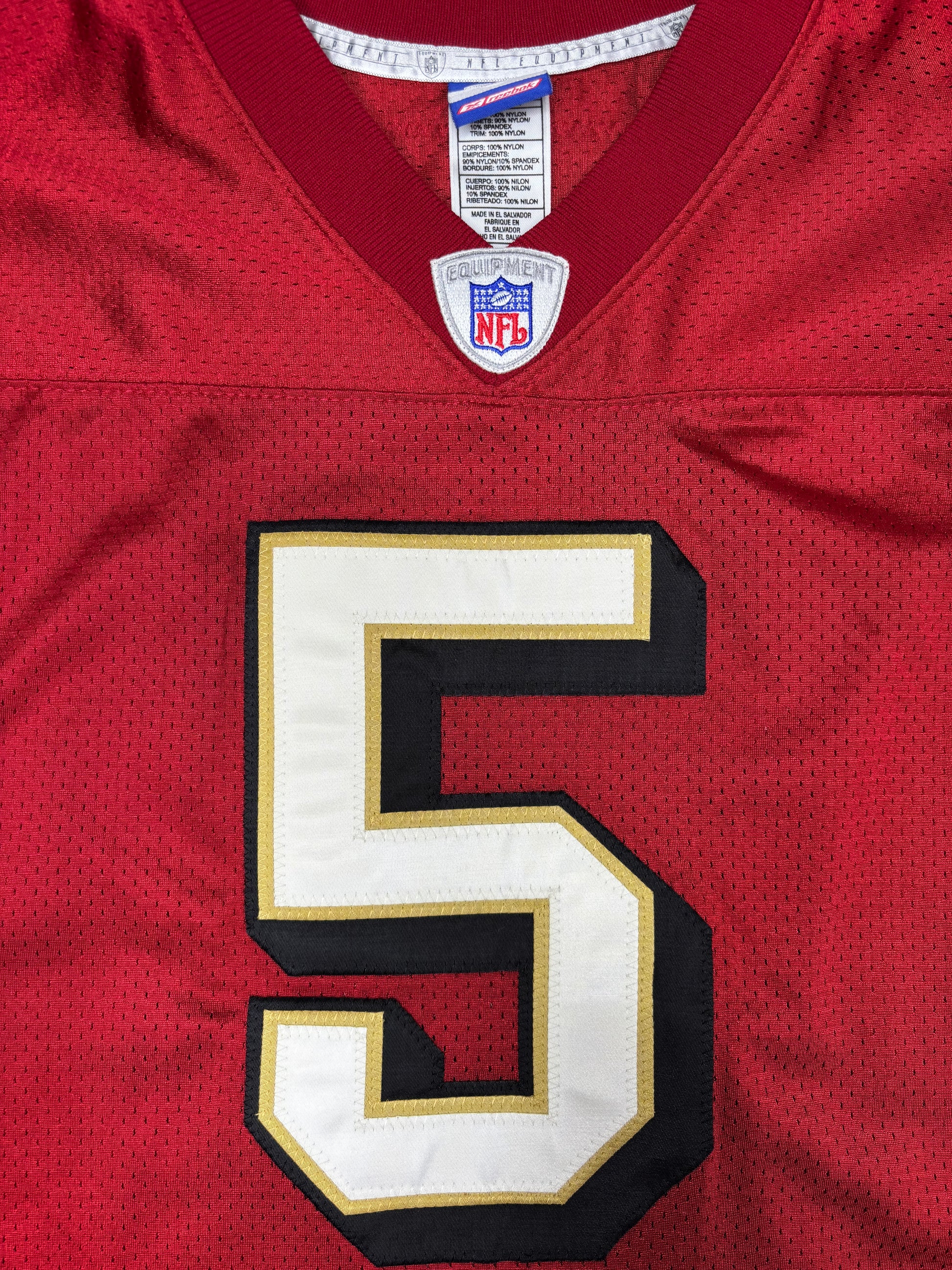 San Francisco 49ers Jeff Garcia Reebok Authentic Football Jersey Size: 60