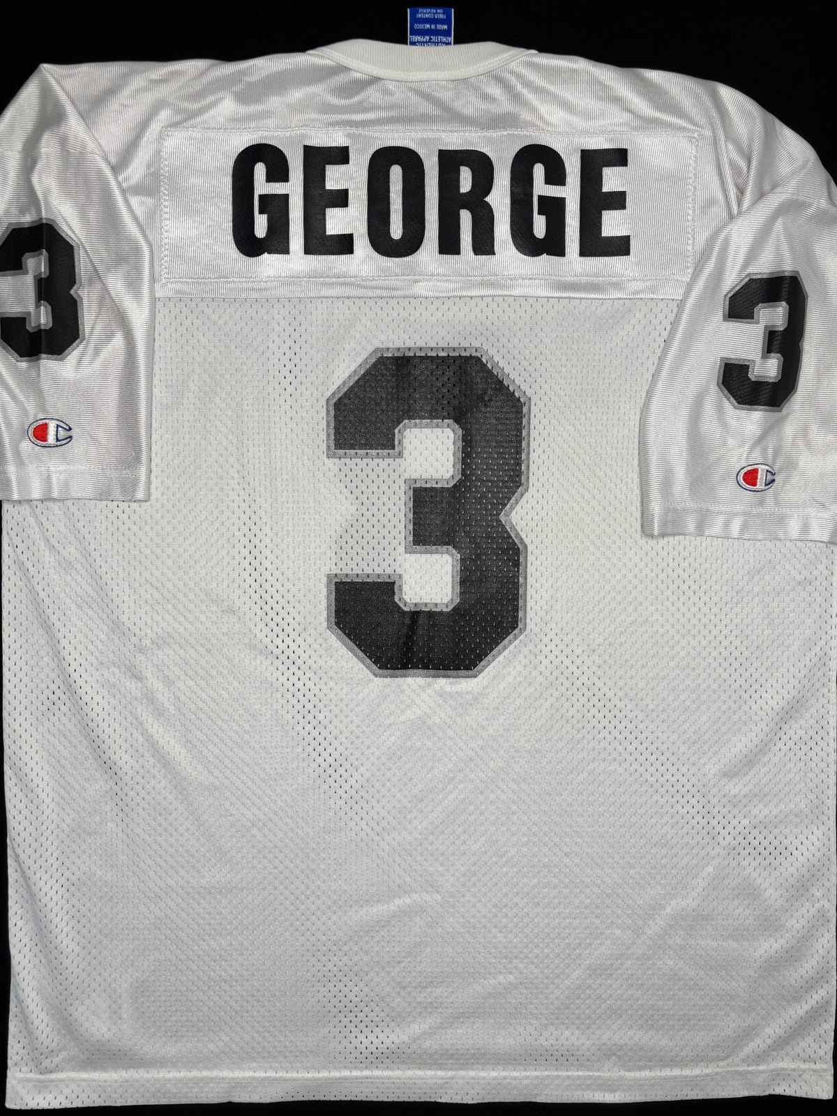Oakland Raiders Jeff George Champion Football Jersey Size: 48