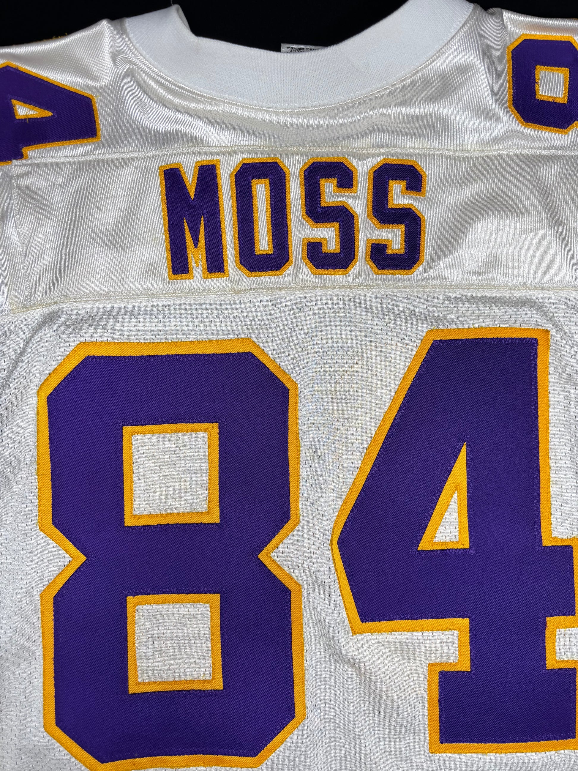 Minnesota Vikings Randy Moss Reebok Authentic w/ 40 Years Patch Football Jersey Size: 52