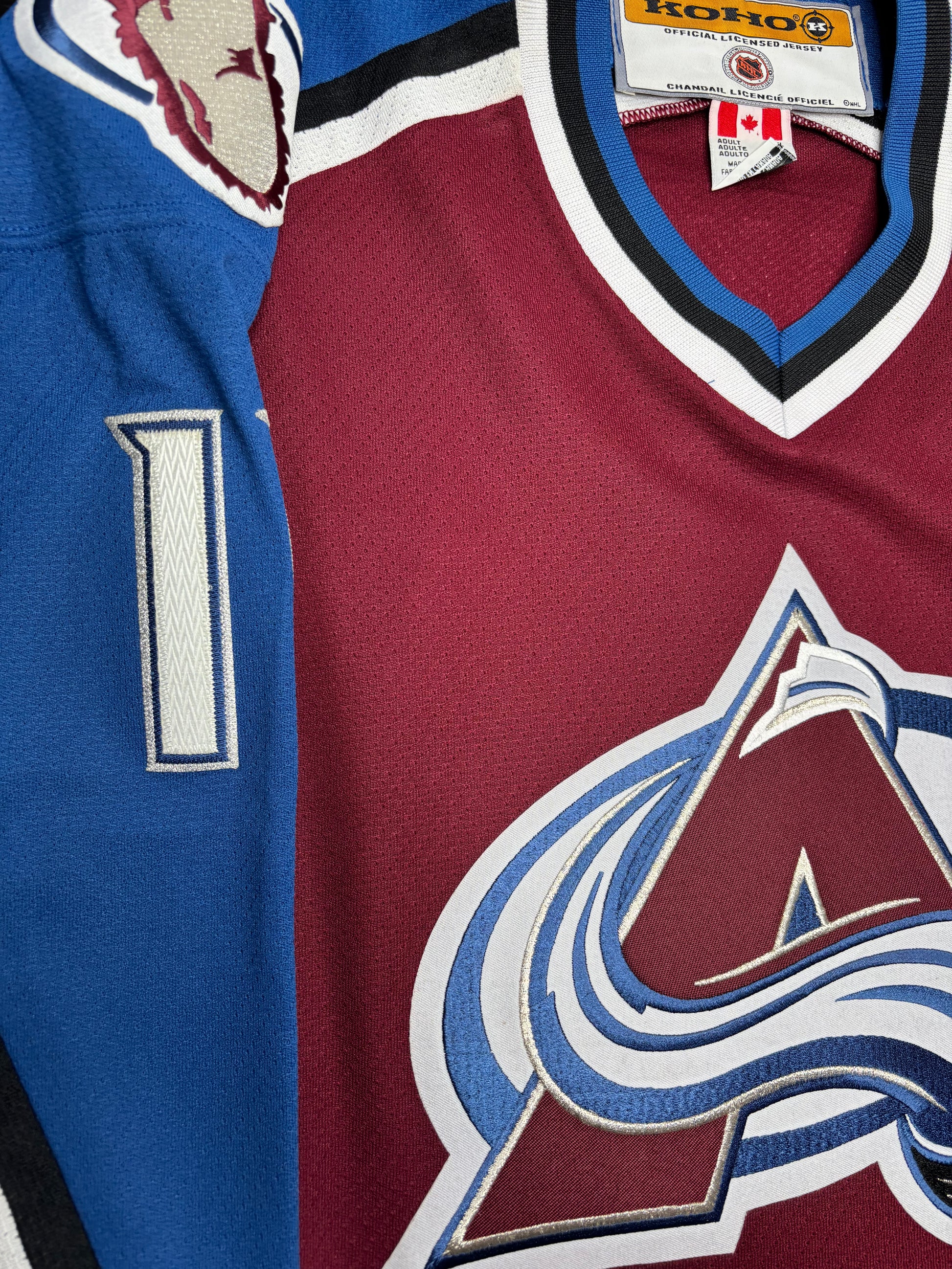 Vintage Colorado Avalanche Joe Sakic Koho Jersey Size: XXL