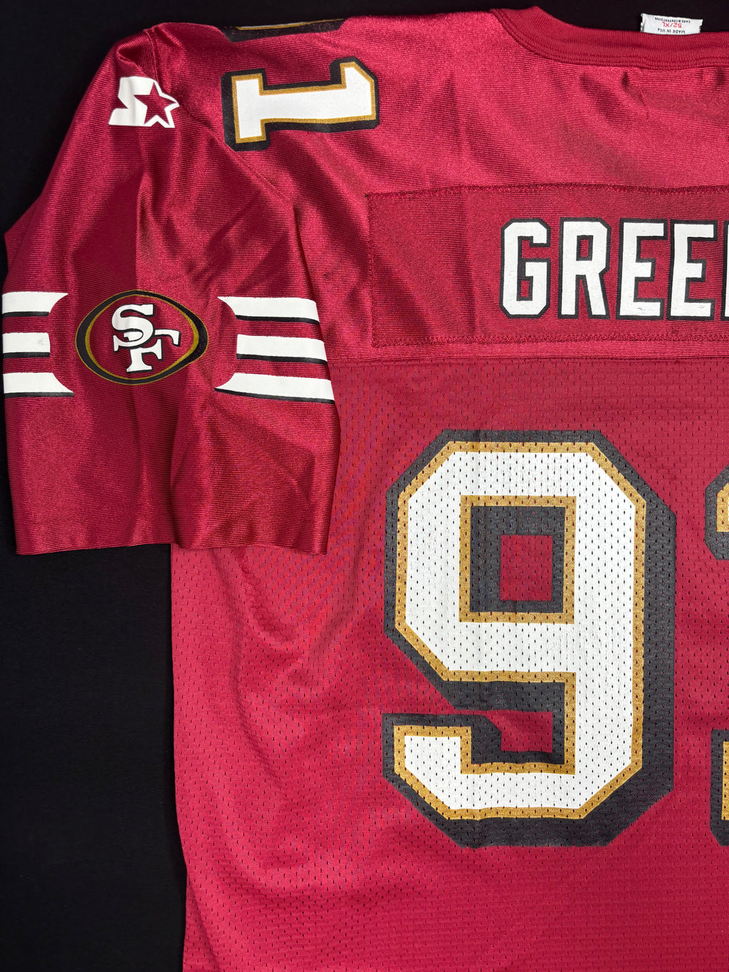 San Francisco 49ers Kevin Greene Starter Football Jersey Size: 52