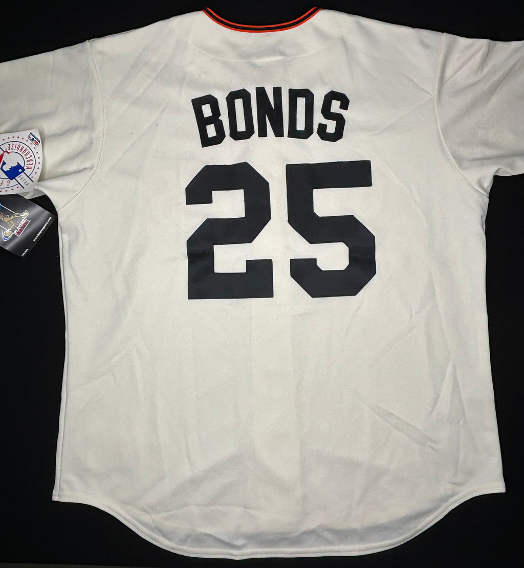NWT San Francisco Giants Barry Bonds Majestic Baseball Jersey Size: Large