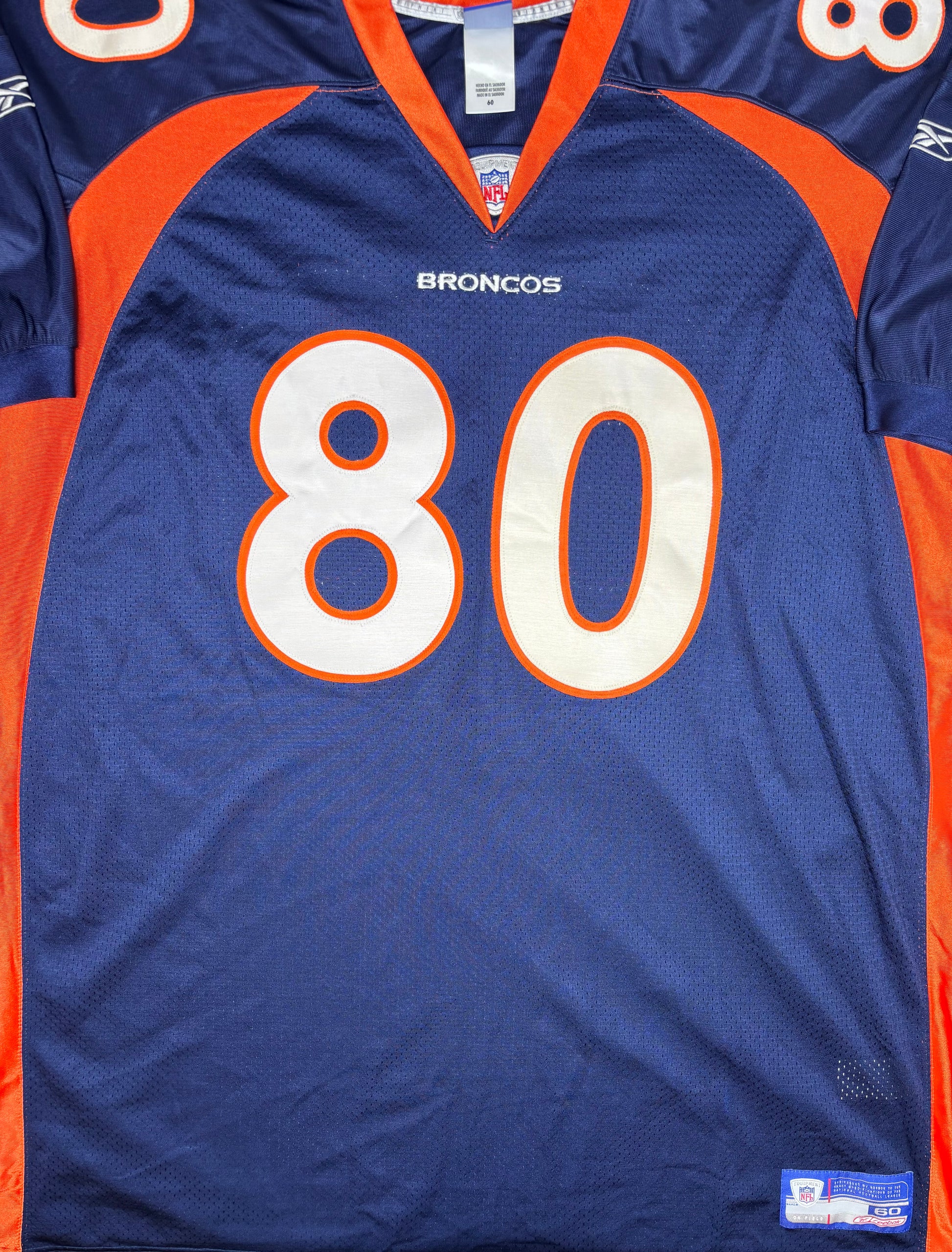 Denver Broncos Rod Smith Reebok Authentic Football Jersey Size: 60
