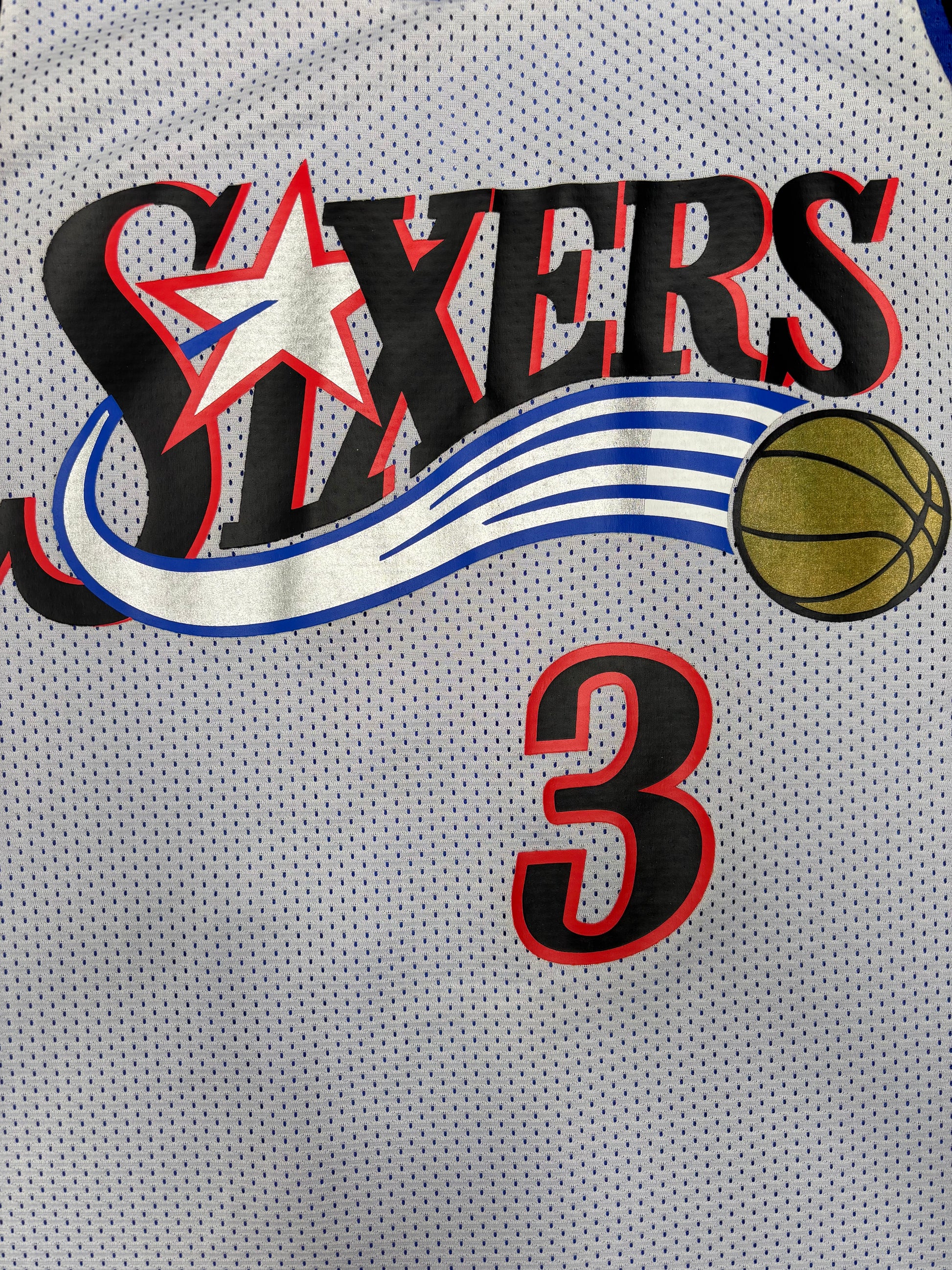 Philadelphia 76ers Allen Iverson 04 All Star/Practice Reversible Jersey Size: Large