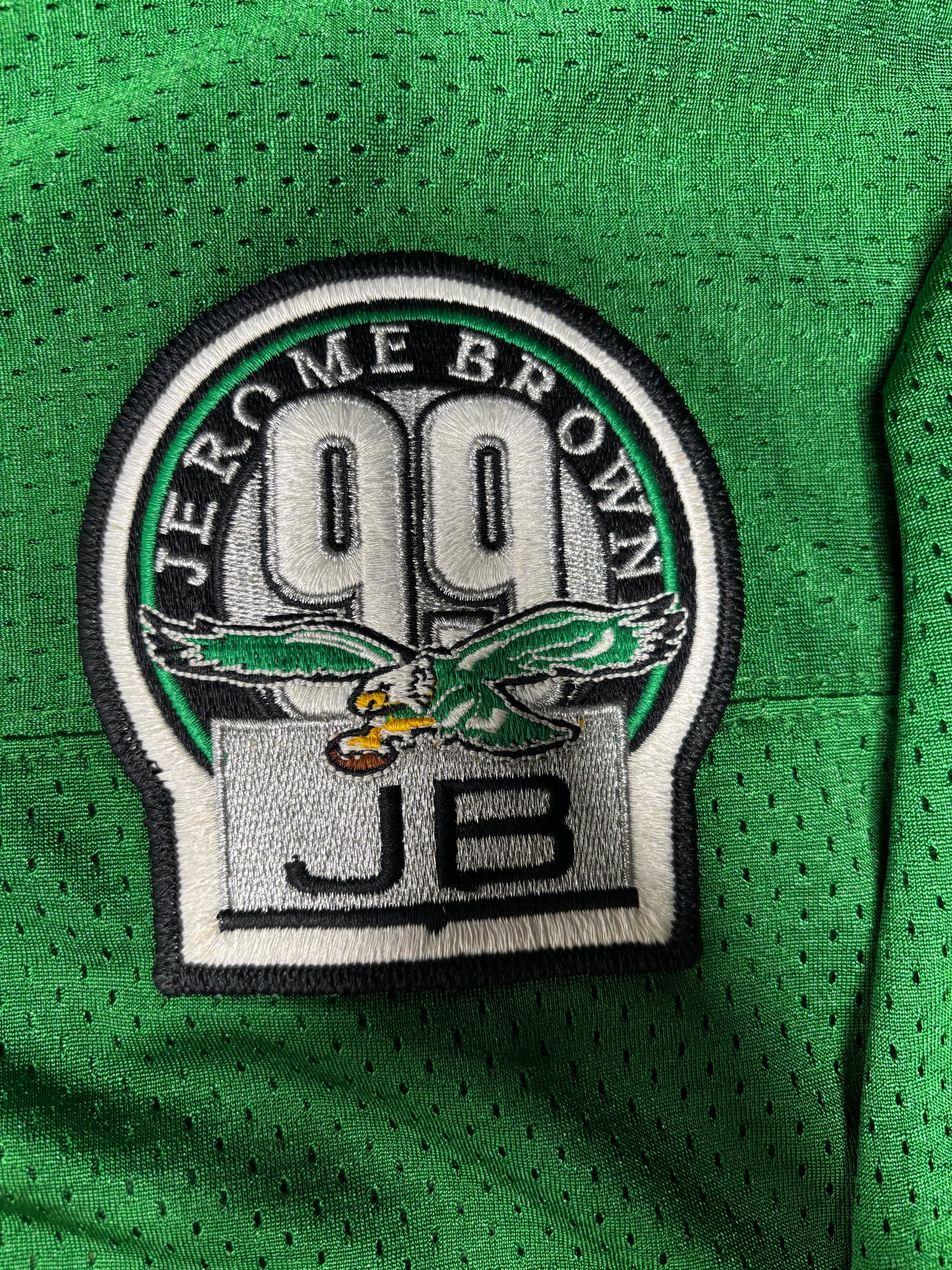 Philadelphia Eagles Seth Joyner w/JB99 patch Mitchell and Ness Authentic Football Jersey Size: 4XL