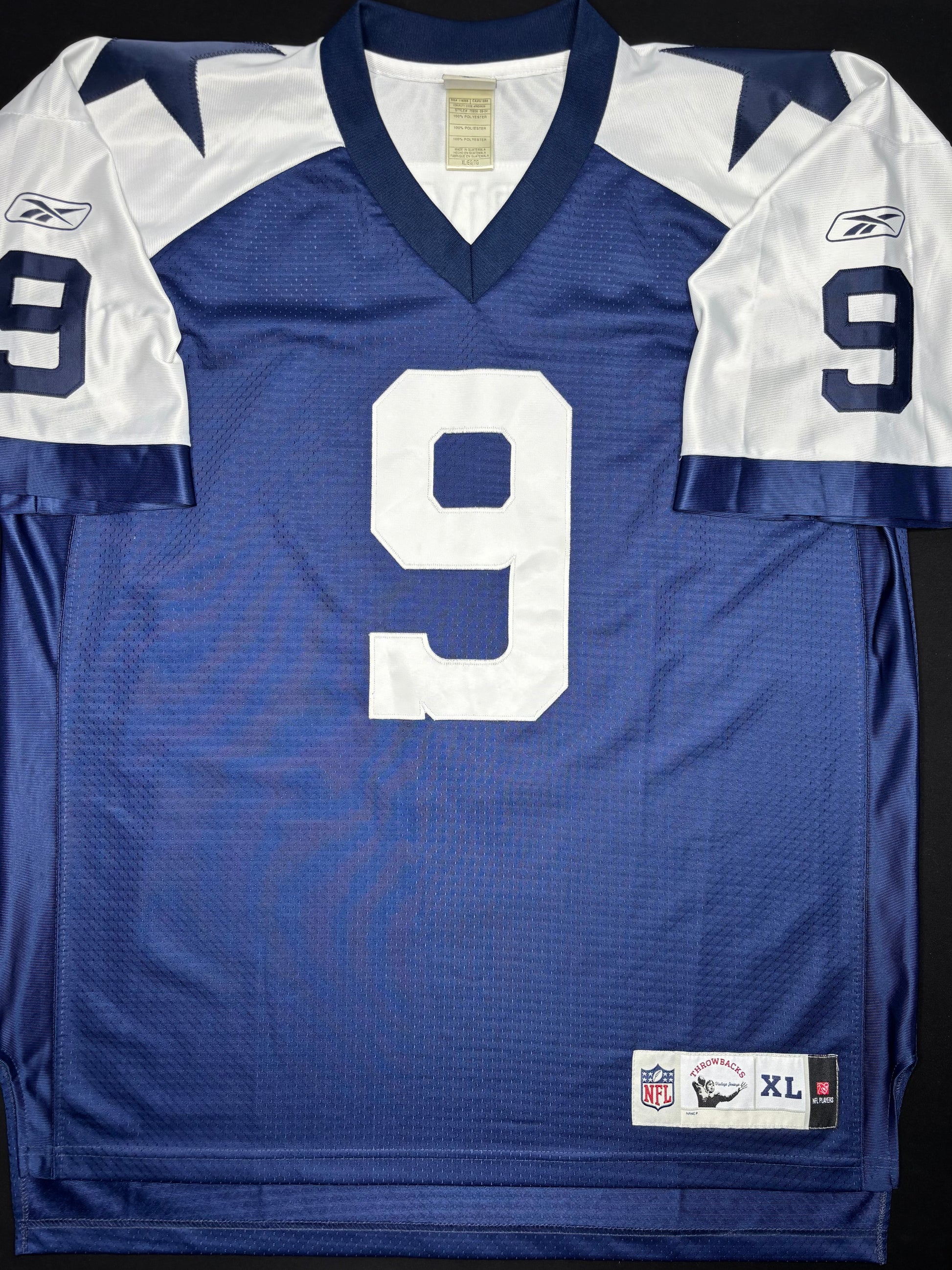 Dallas Cowboys Tony Romo Thanksgiving Throwback Reebok Football Jersey Size: XL