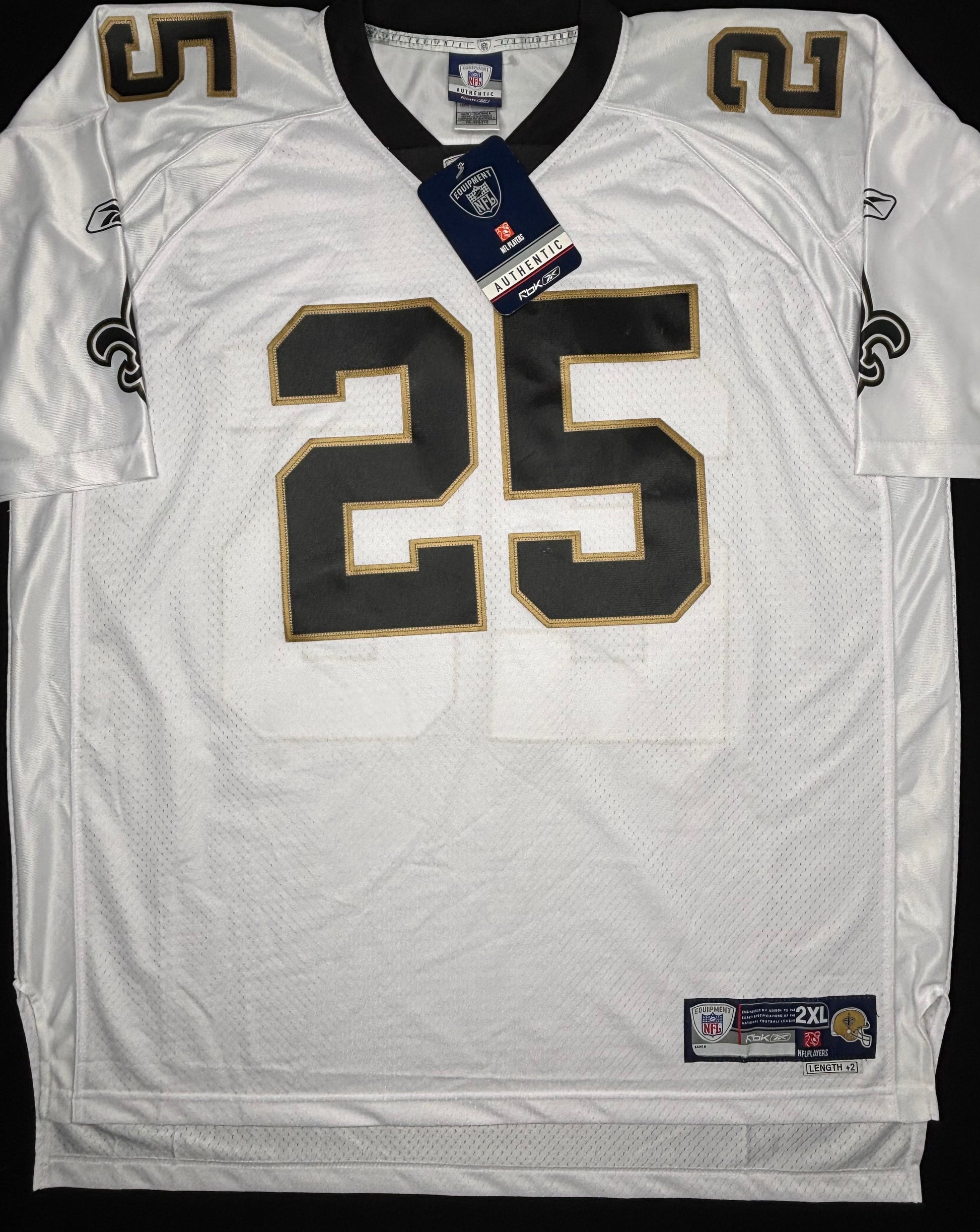 NWT New Orleans Saints Reggie Bush Reebok Premiere Football Jersey Size: XXL
