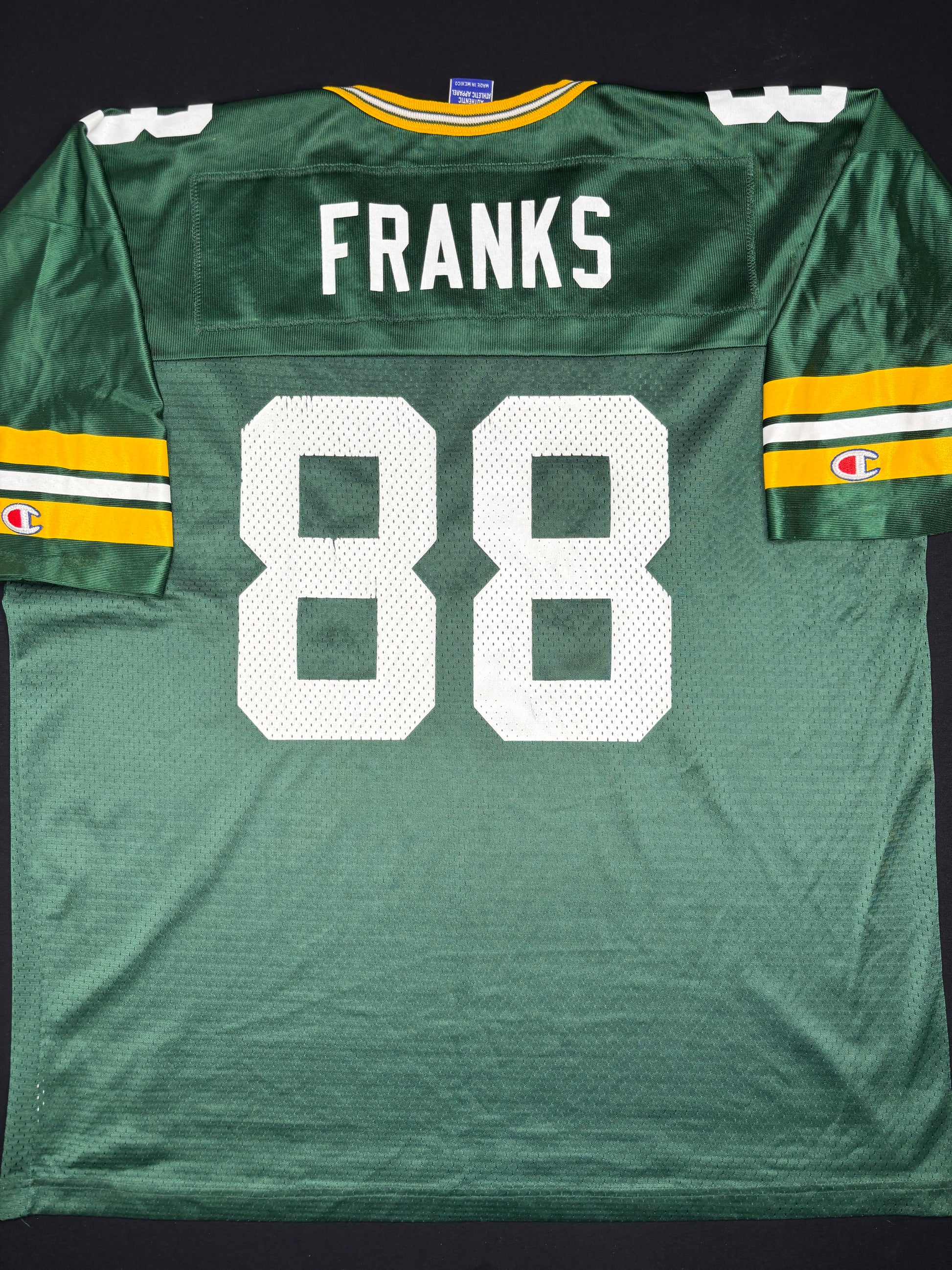 Green Bay Packers Bubba Franks Champion Football Jersey Size: 44