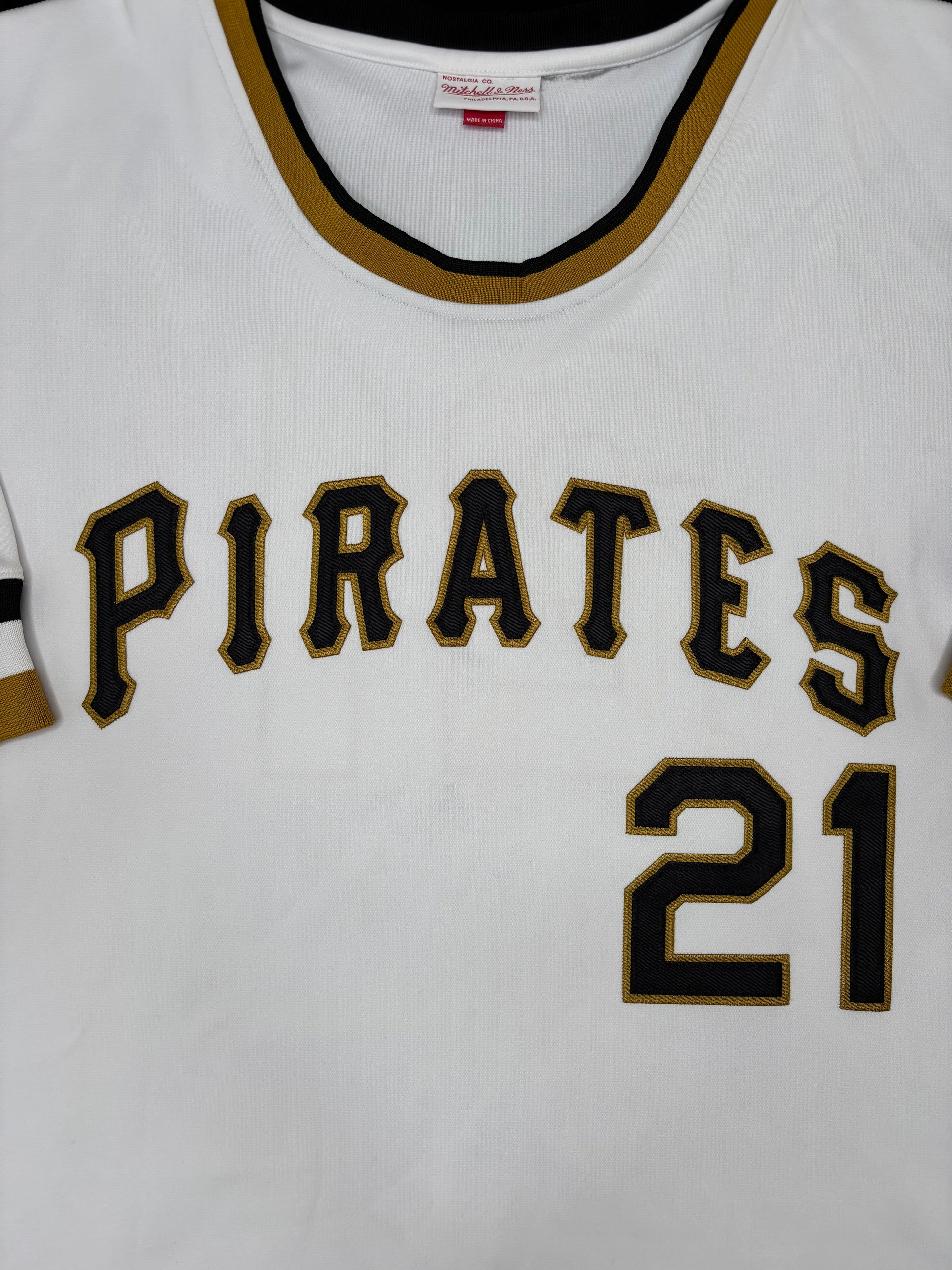 Pittsburgh Pirates Roberto Clemente 71’ Mitchell & Ness Baseball Jersey 5XL