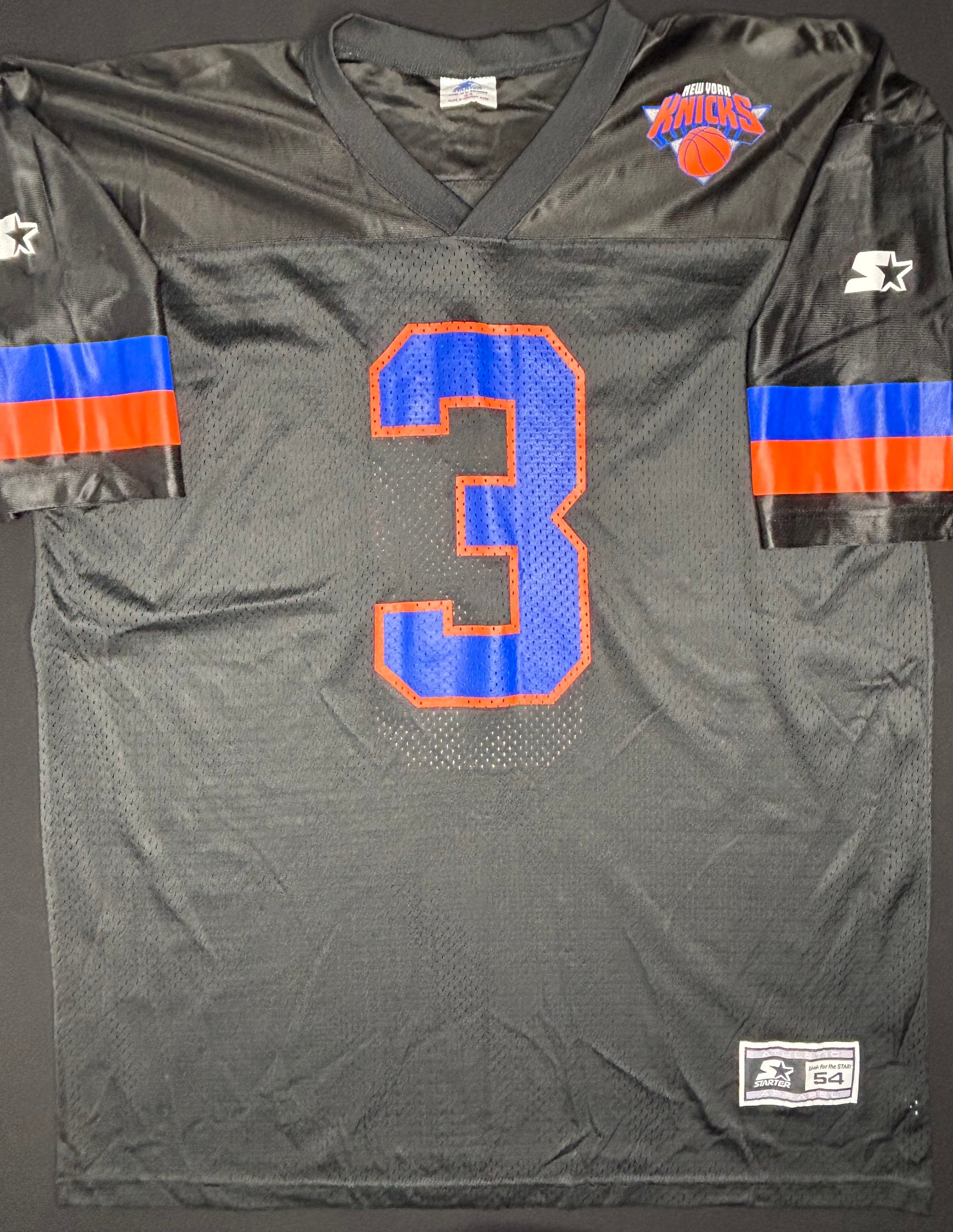 New York Knicks John Starks Starter Football Jersey Size: 54