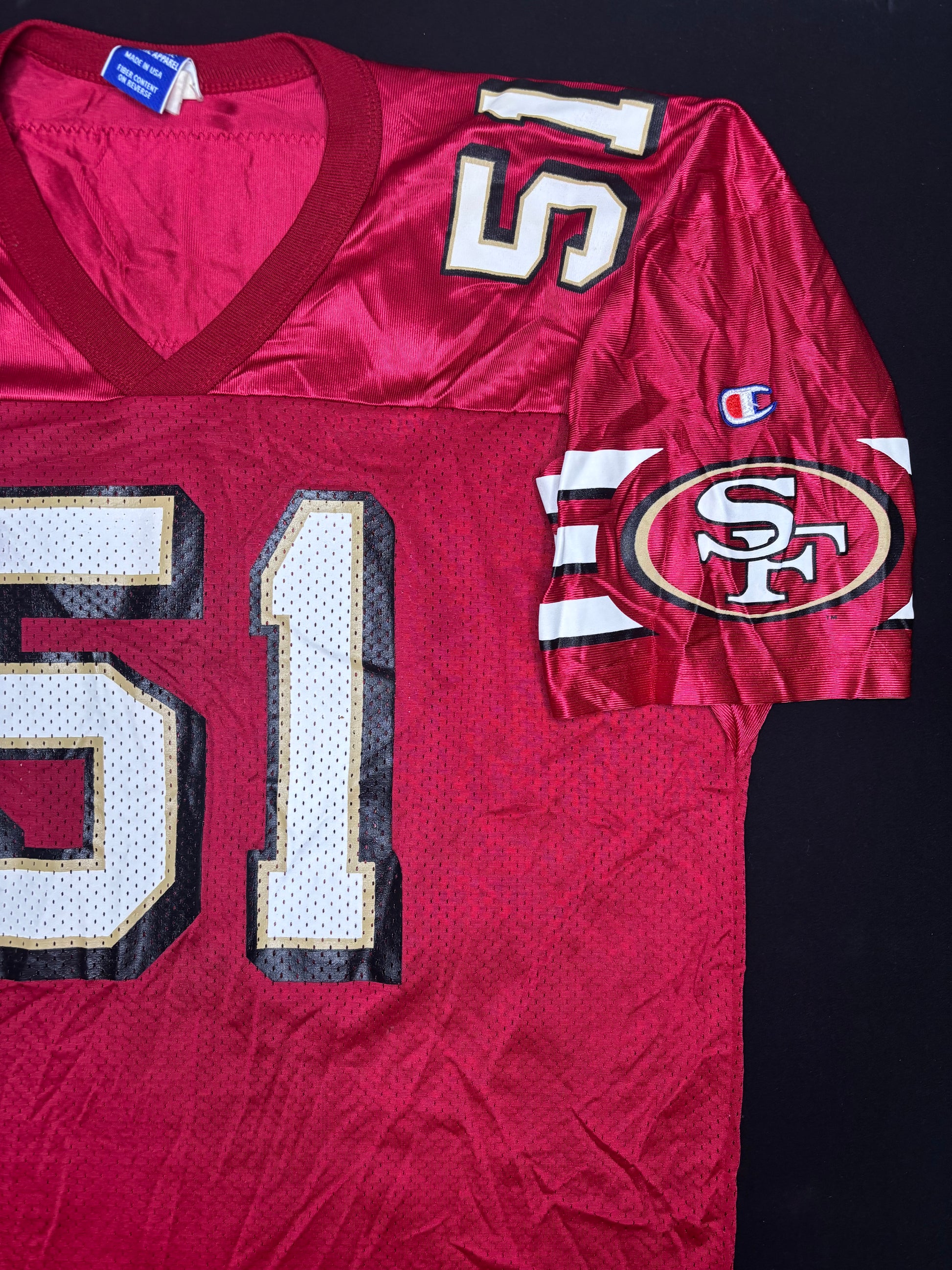 San Francisco 49ers Ken Norton Jr Champion Football Jersey Size: 48