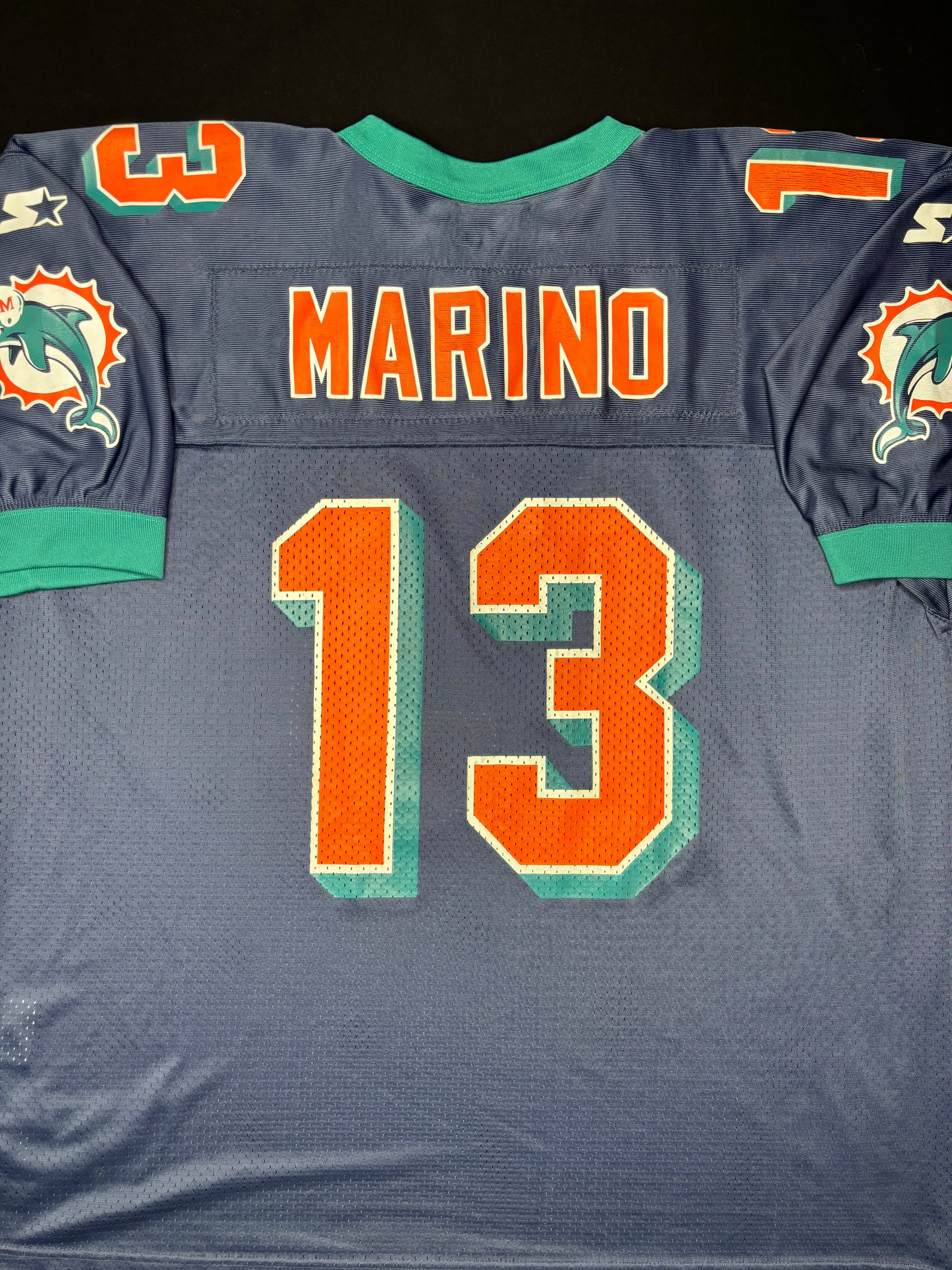 Miami Dolphins Dan Marino Alt Blue Starter Football Jersey Size: 54