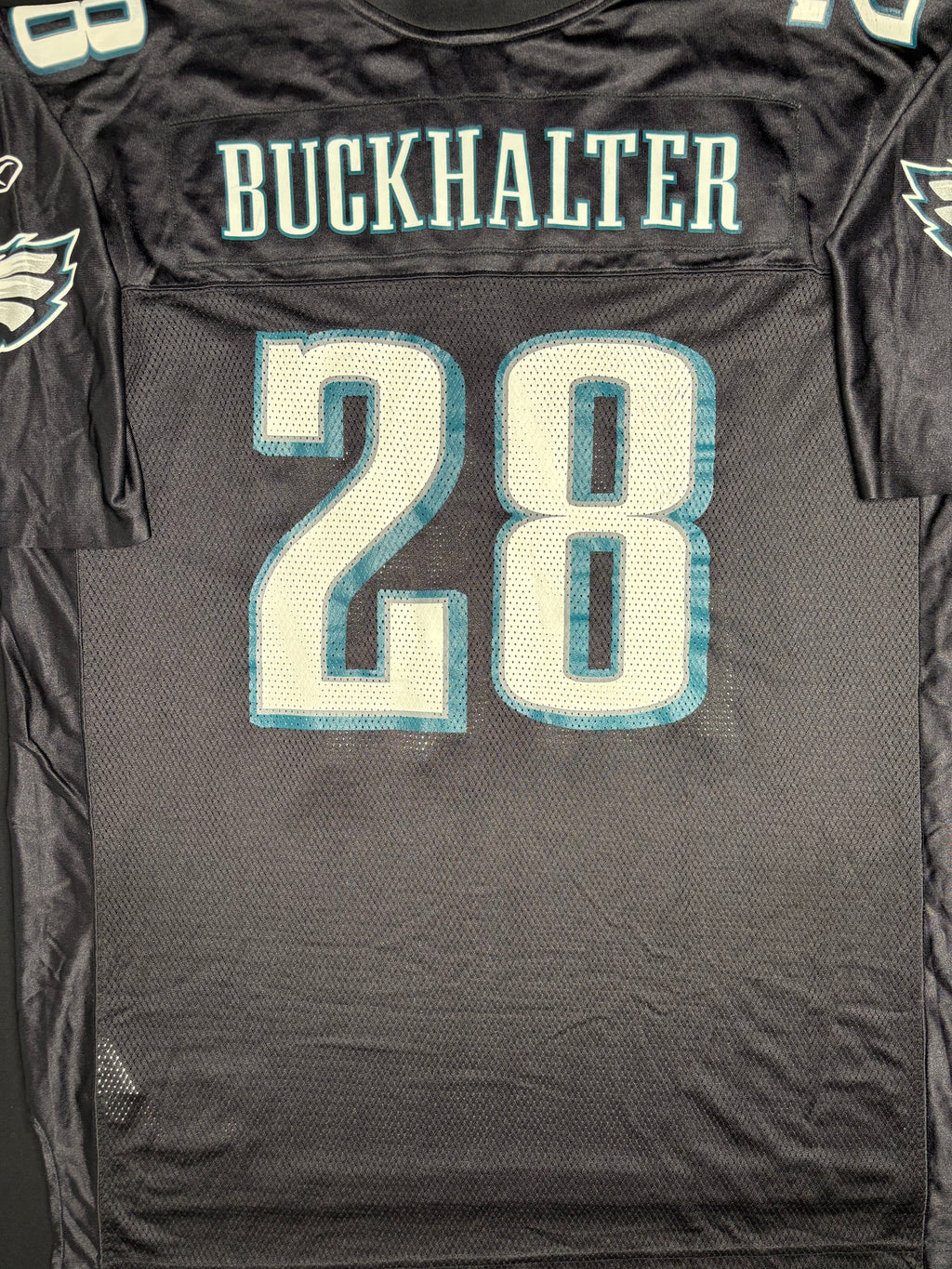 Philadelphia Eagles Correll Buckhalter Alt Black Reebok Football Jersey Size: XXL