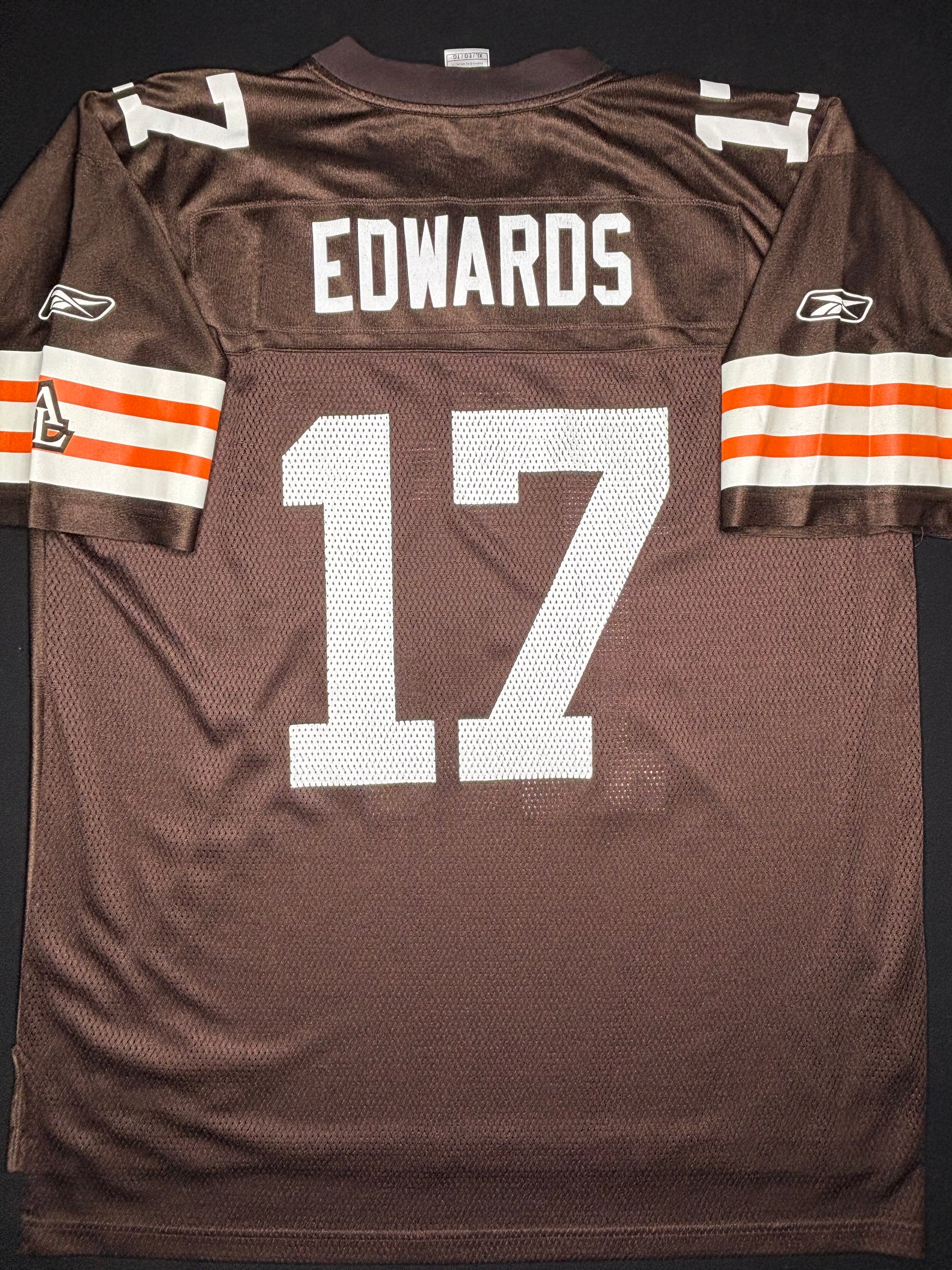 Cleveland Browns Braylon Edward’s Reebok Football Jersey Size: XL