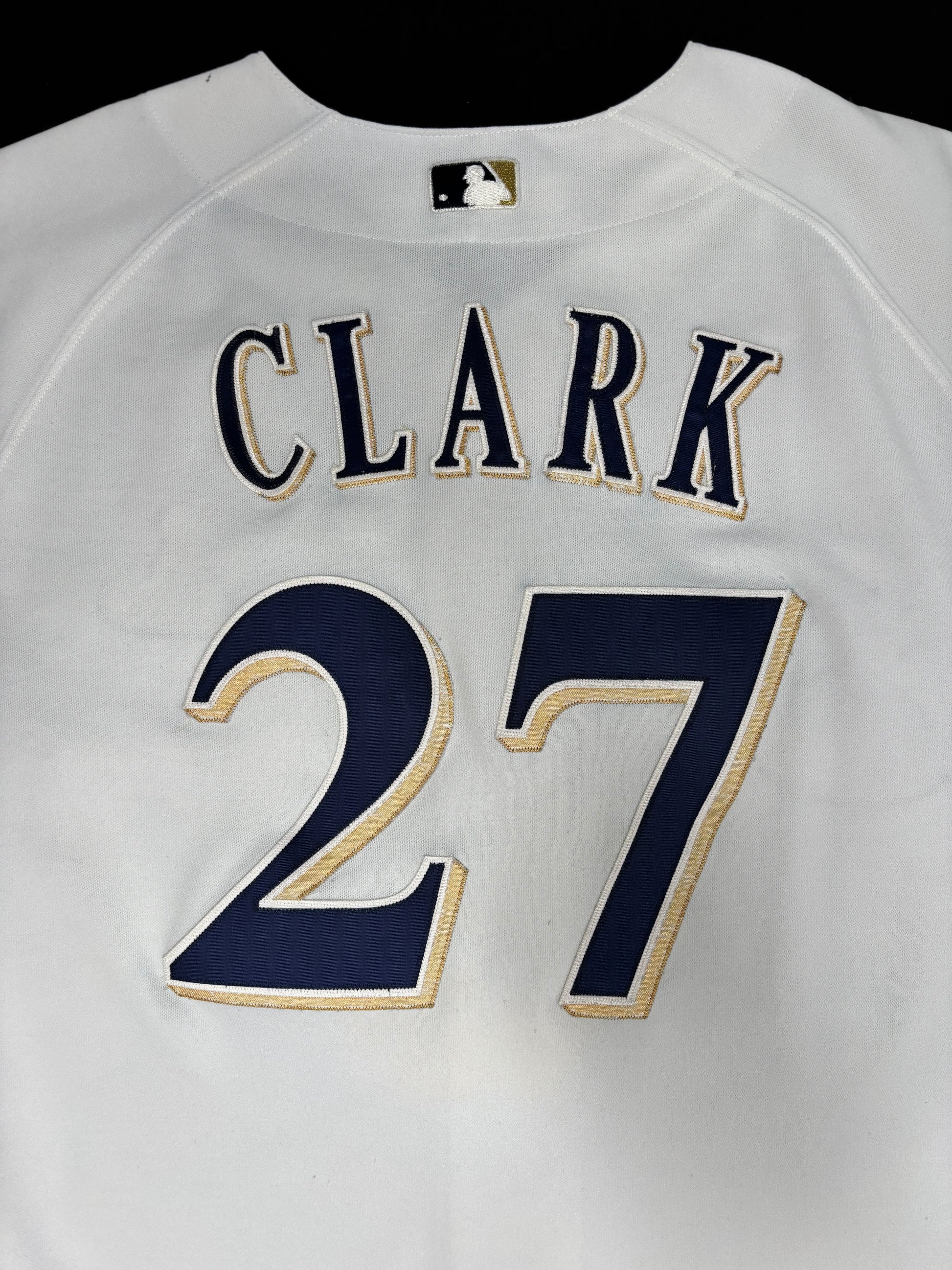 Milwaukee Brewers Brady Clark 2003 Team Issued Majestic Authentic Baseball Jersey Size: 48