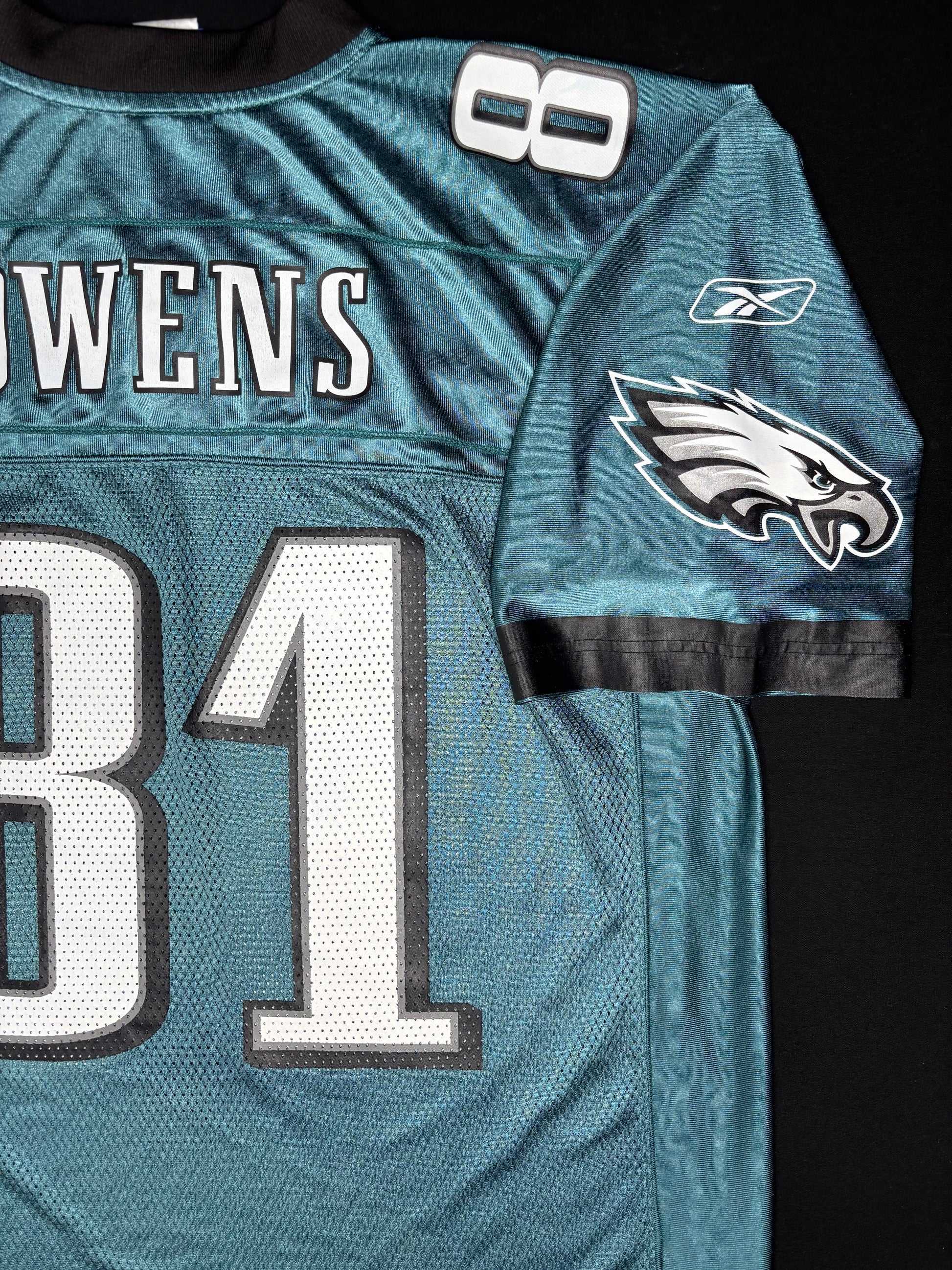 Philadelphia Eagles Terrell Owens Reebok Football Jersey Size: Large