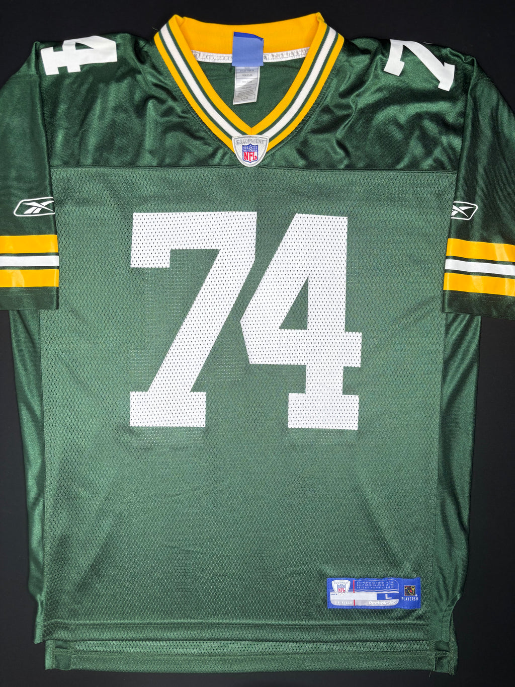 Green Bay Packers Aaron Kampman Reebok Football Jersey Size: Large