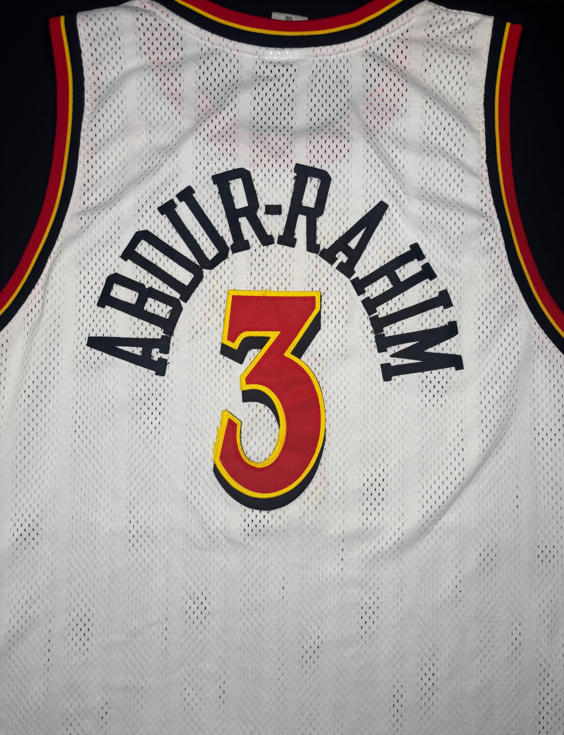 Atlanta Hawks Shareef Abdur-Rahim Authentic Reebok Basketball Jersey Size: 56