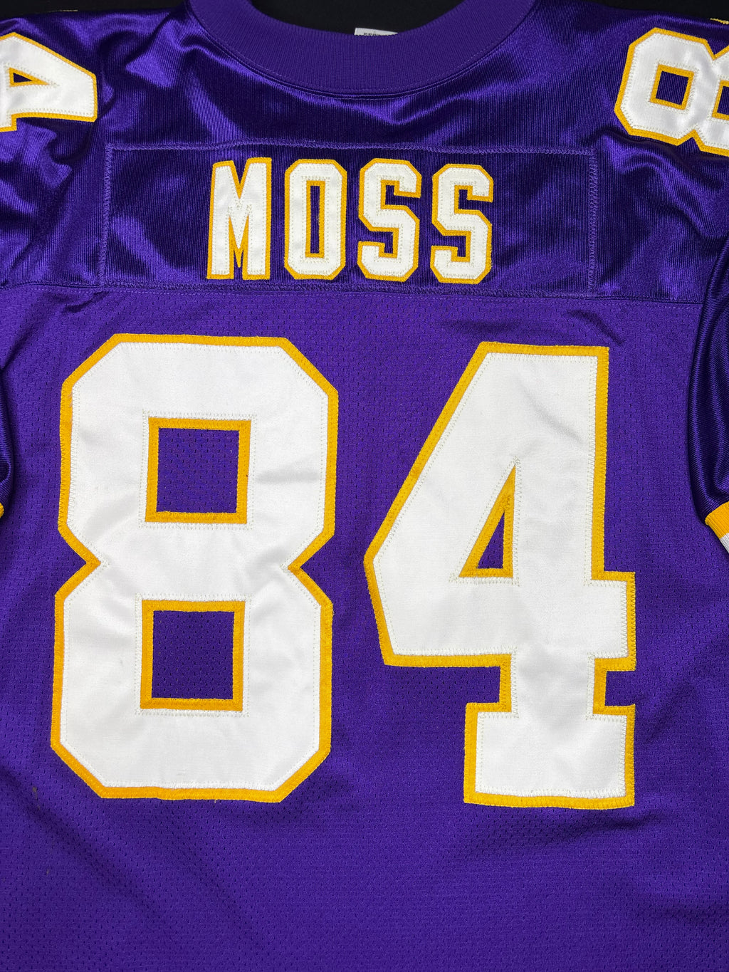 Minnesota Vikings Randy Moss Reebok Helmet Tag Authentic Football Jersey Size: 54