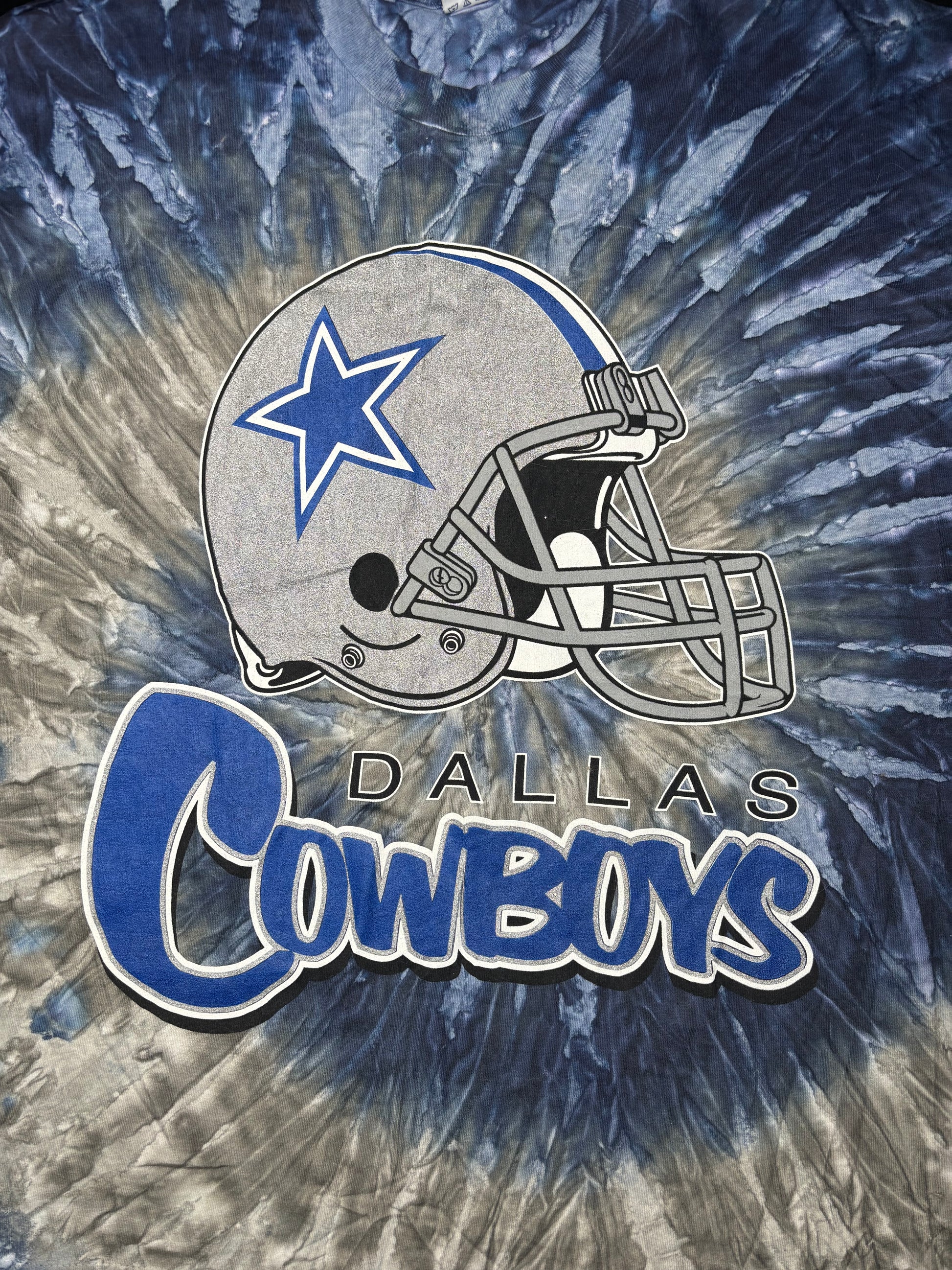 Vintage Dallas Cowboys TrueFan Tie Dye T-Shirt Size: Large