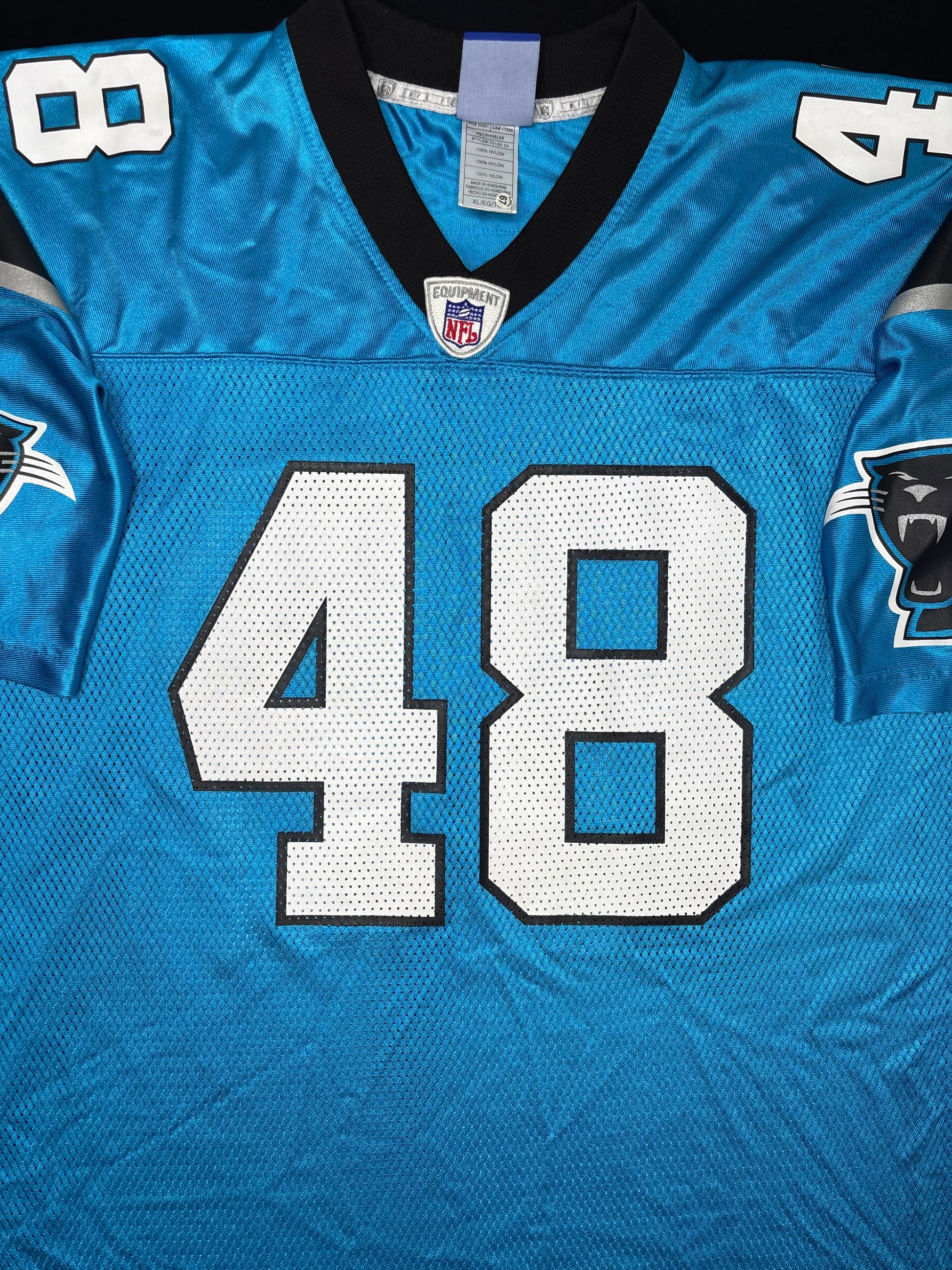 Carolina Panthers Stephan Davis Reebok Football Jersey Size: XL