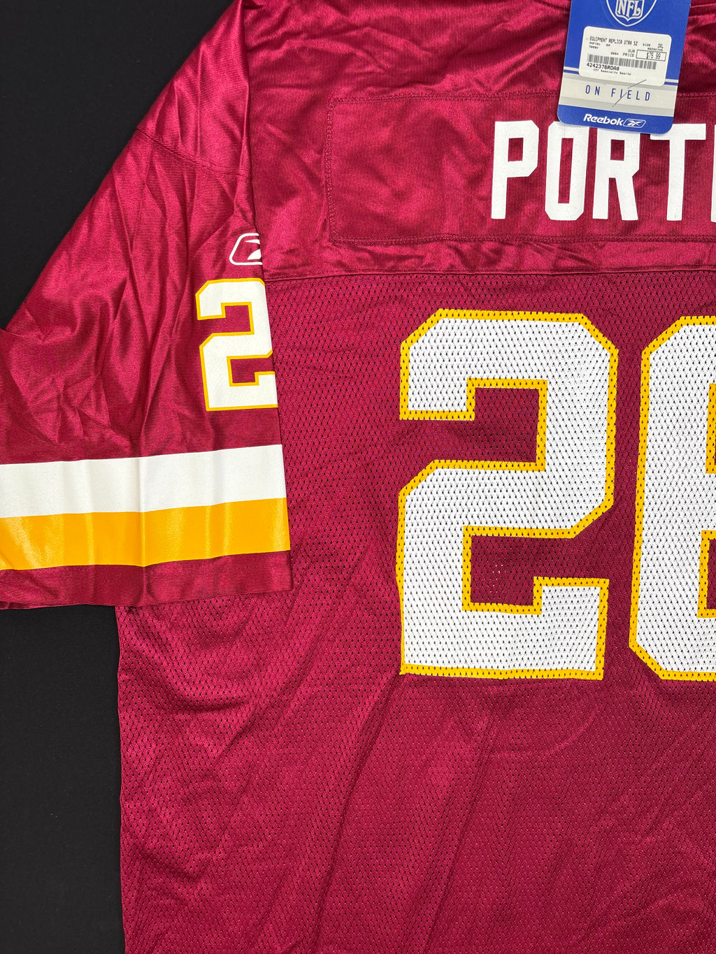 NWT Washington Redskins Clinton Portis Reebok Football Jersey Size: 3XL