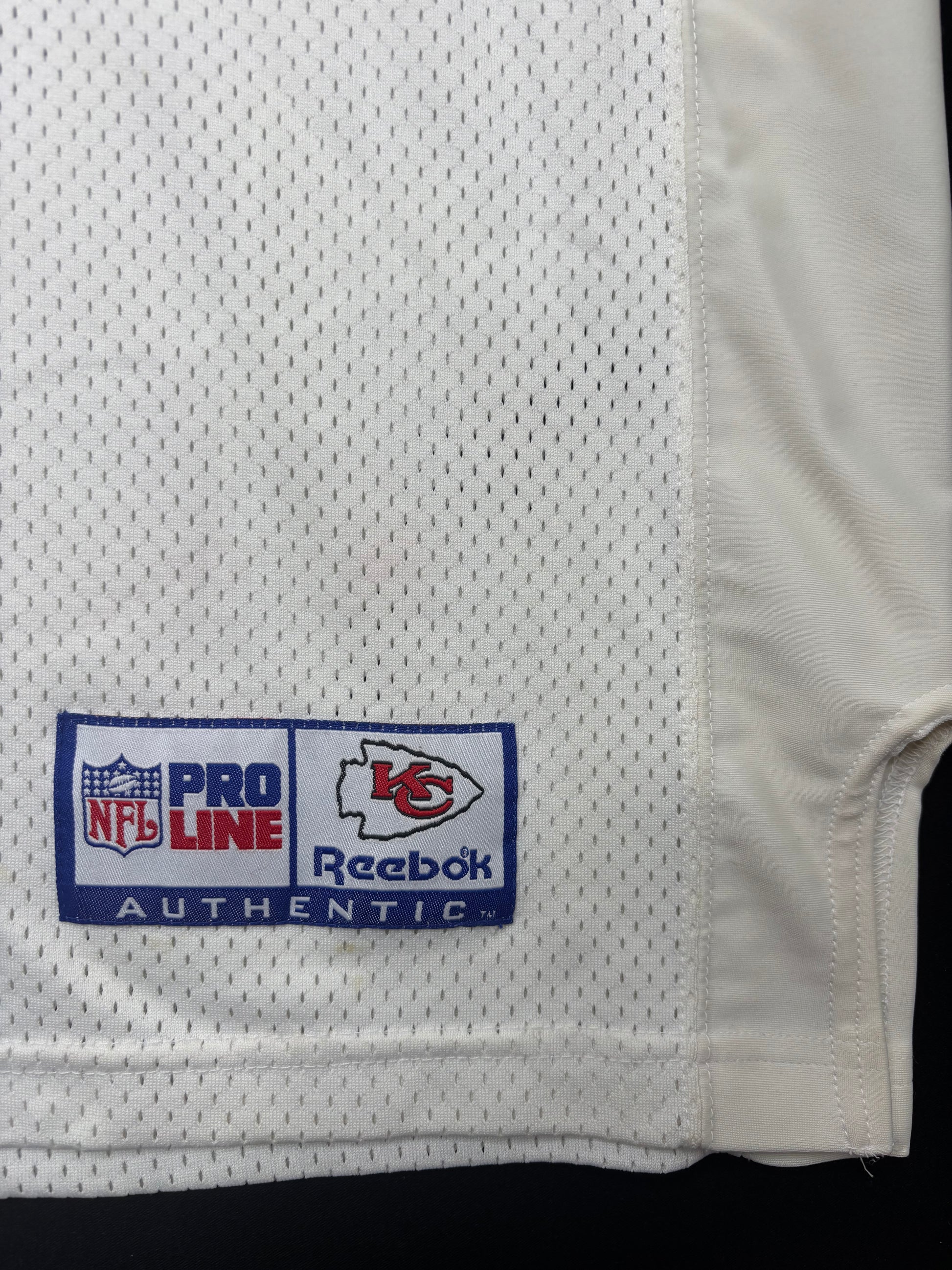 Kansas City Chiefs Derrick Johnson Autographed Reebok Pro Line Authentic W/ 50 Year Anniversary Patch Football Jersey Size: 48