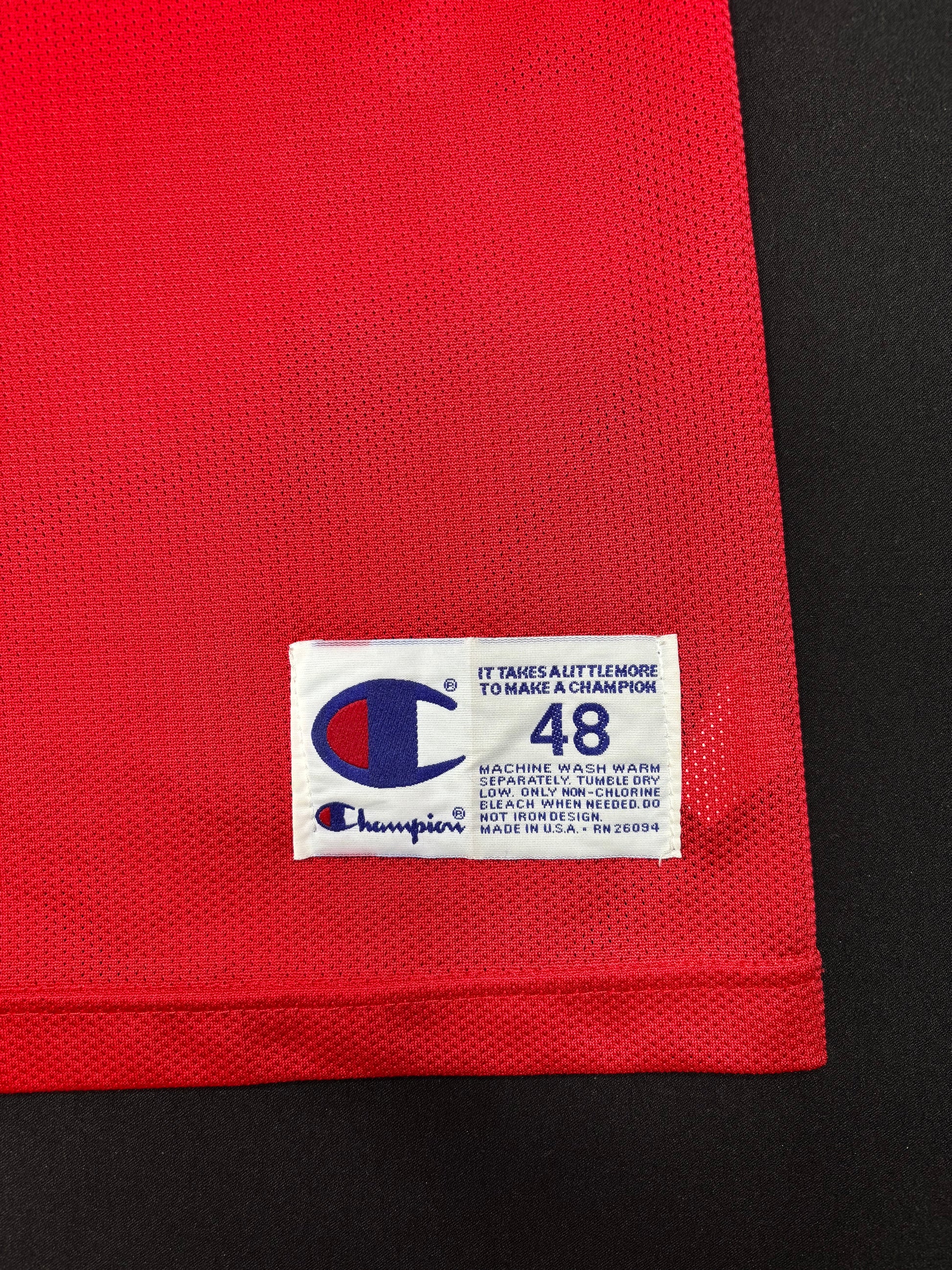 Miami Heat Alonzo Mourning Champion Basketball Jersey Size: 48