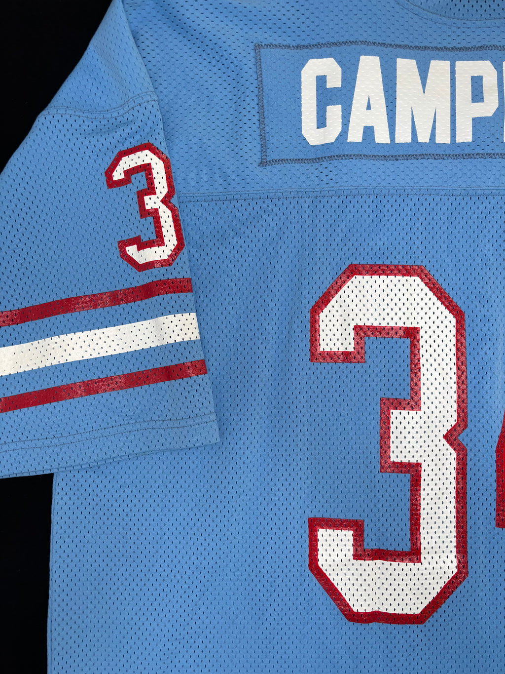 Houston Oilers Earl Campbell 80’ Mitchell & Ness Authentic Football Jersey Size: 4XL