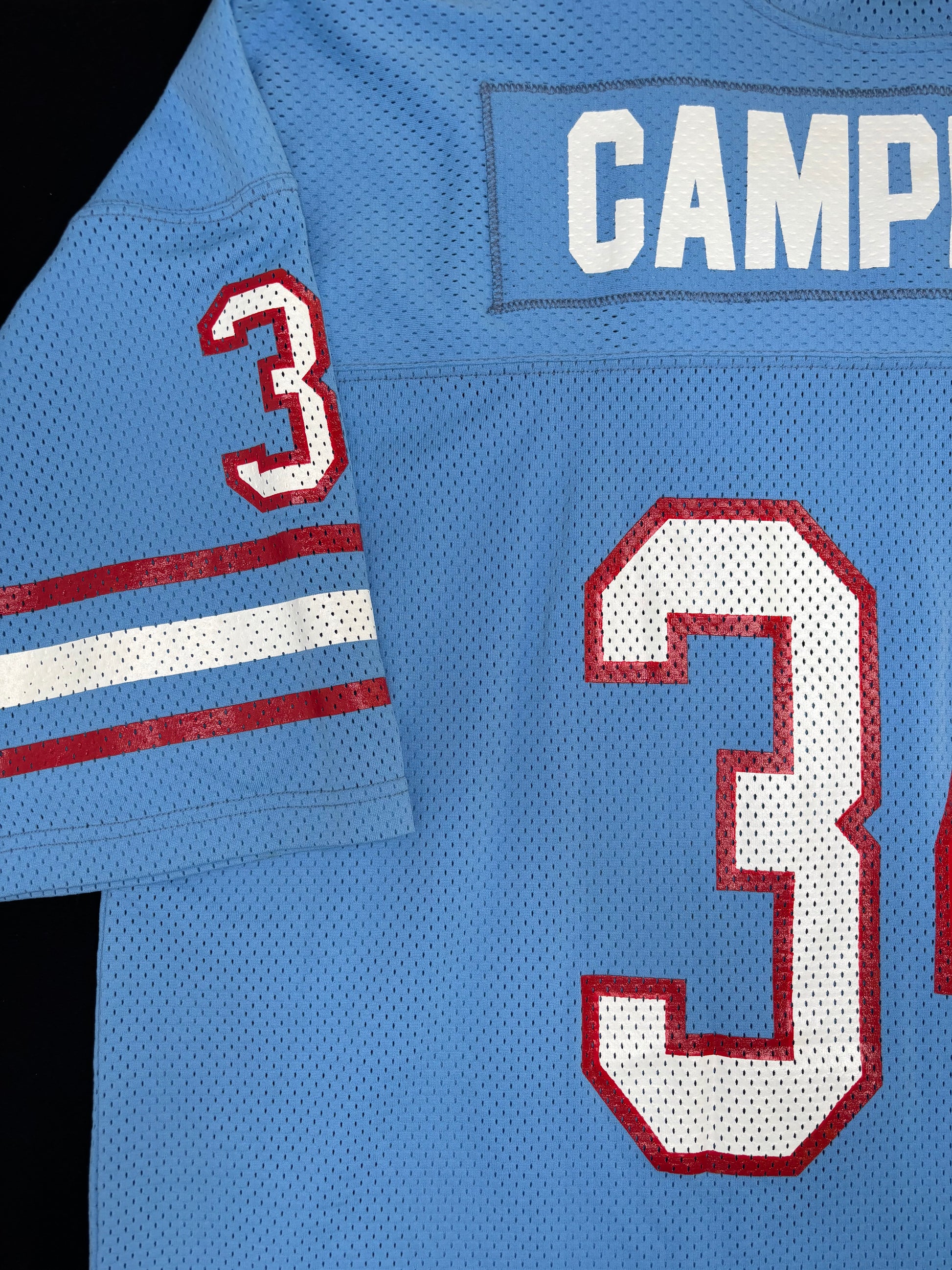 Houston Oilers Earl Campbell 80’ Mitchell & Ness Authentic Football Jersey Size: 4XL