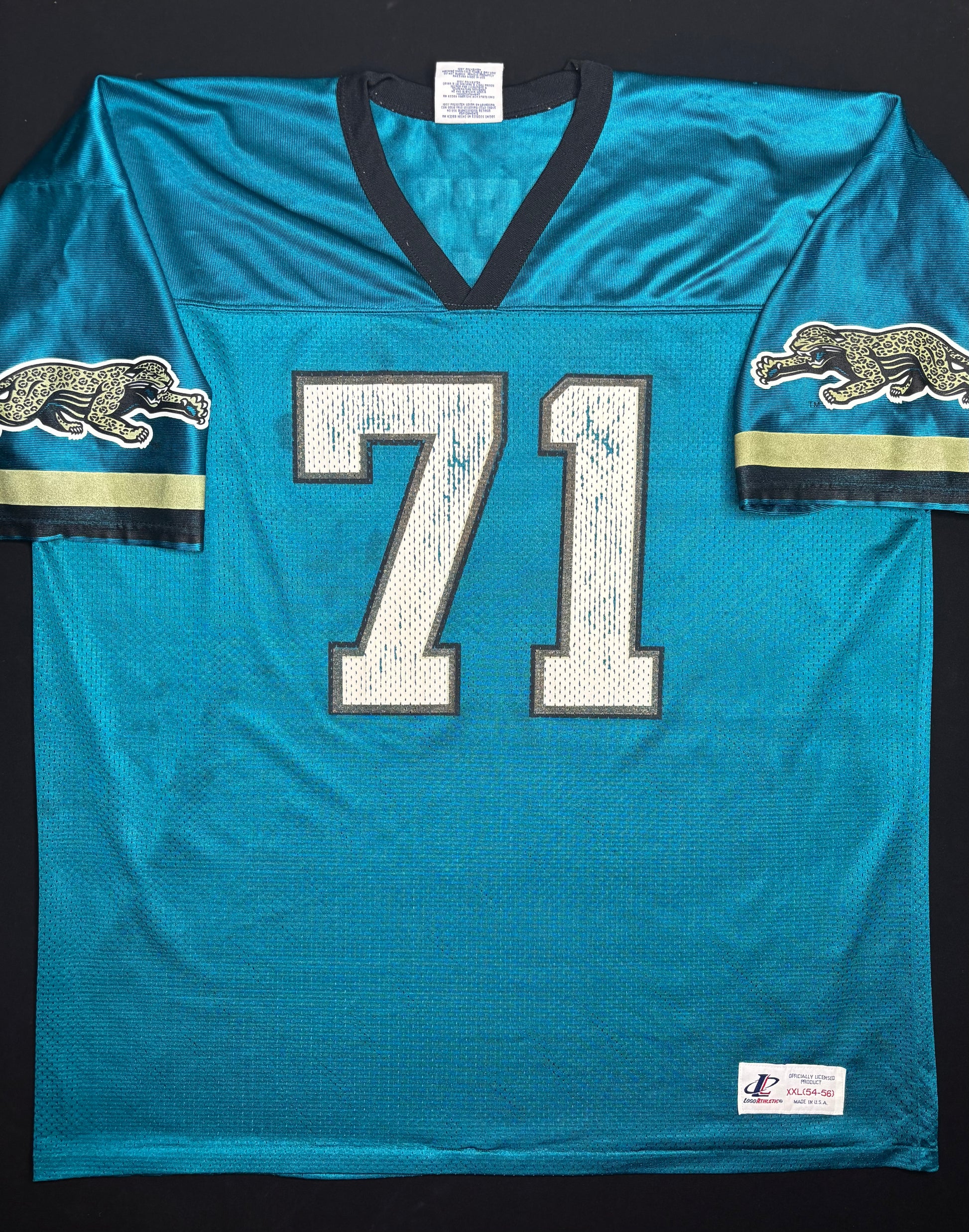 Vintage Jacksonville Jaguars Tony Boselli Logo Athletic Football Jersey Size: XXL