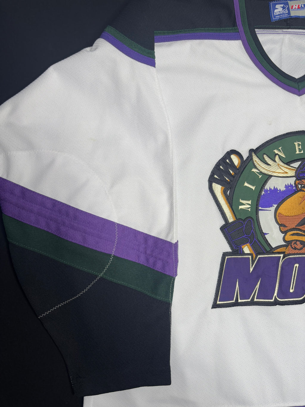 Vintage Minnesota Moose IHL Starter Hockey Jersey Size: Large