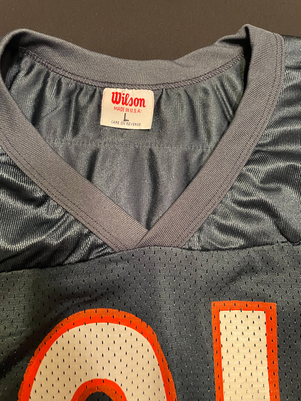 Chicago Bears Rashaan Salaam Wilson Football Jersey Size: Large