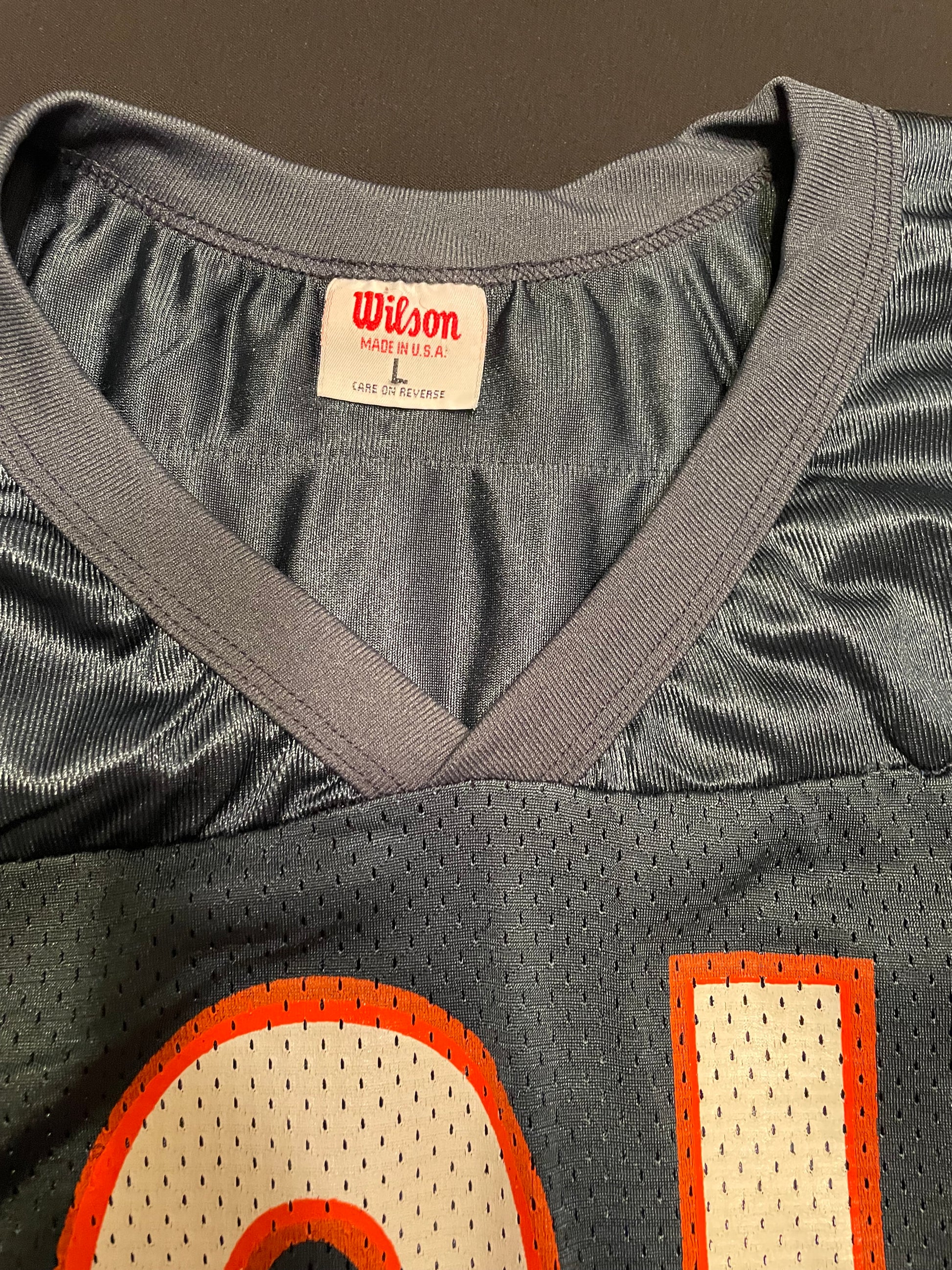 Chicago Bears Rashaan Salaam Wilson Football Jersey Size: Large
