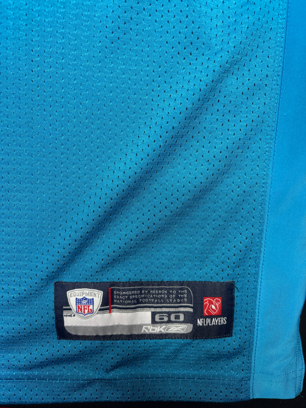 Carolina Panthers Steve Smith Authentic Reebok Football Jersey Size: 60