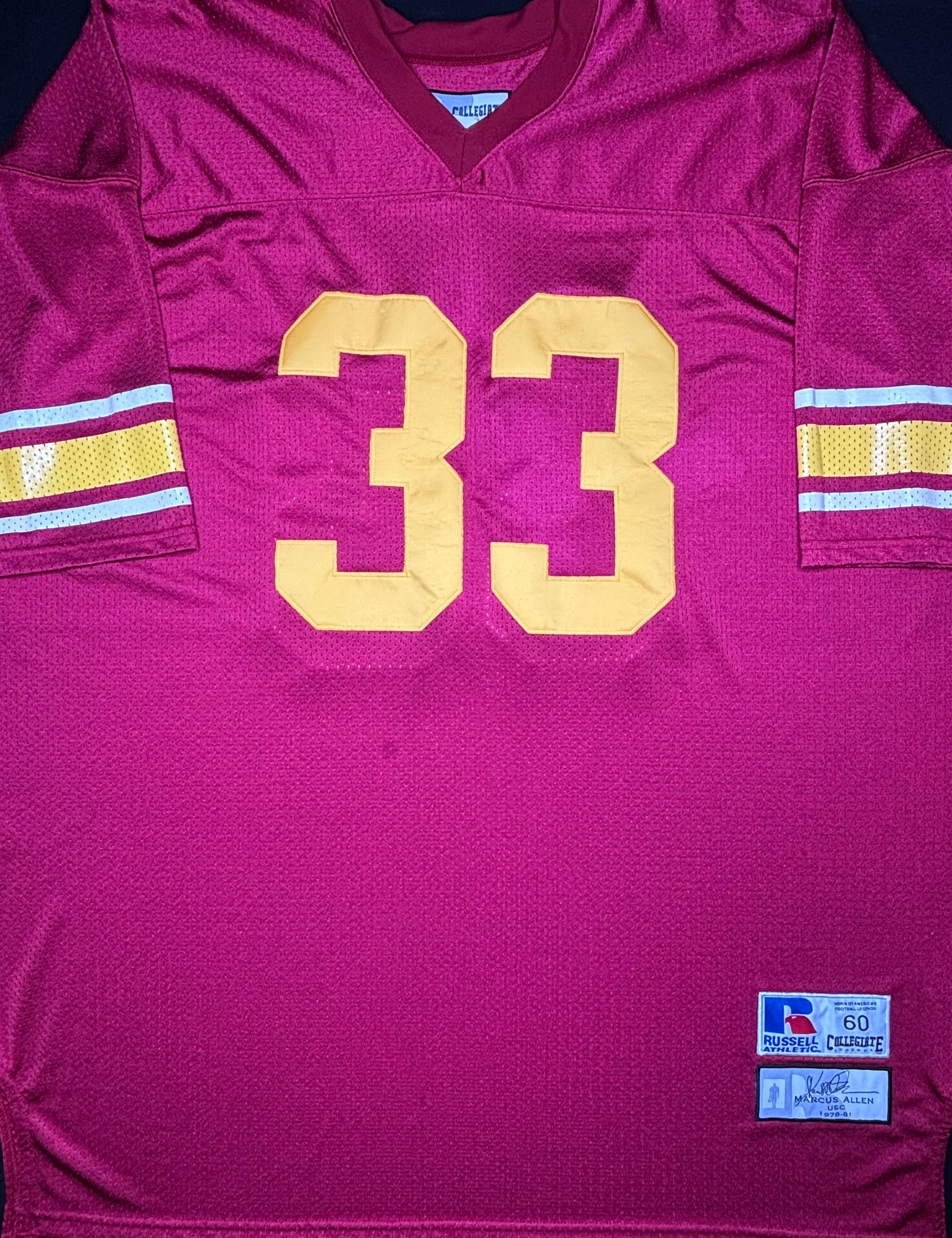 USC Trojans Marcus Allen Russell Athletic Football Jersey Size: 60