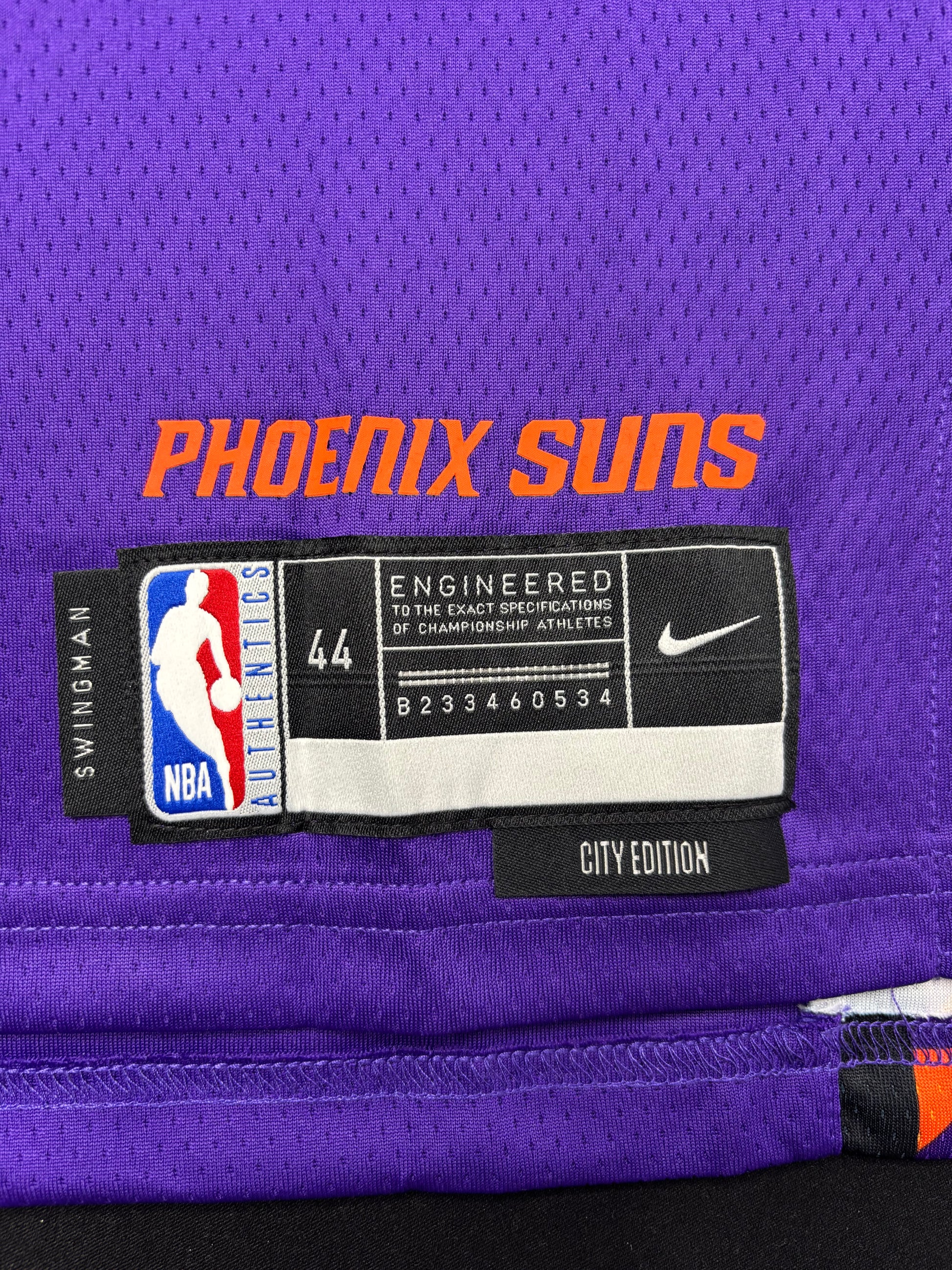 NWT Phoenix Suns Kevin Durant Nike City Edition Swingman Basketball Jersey Size: 44