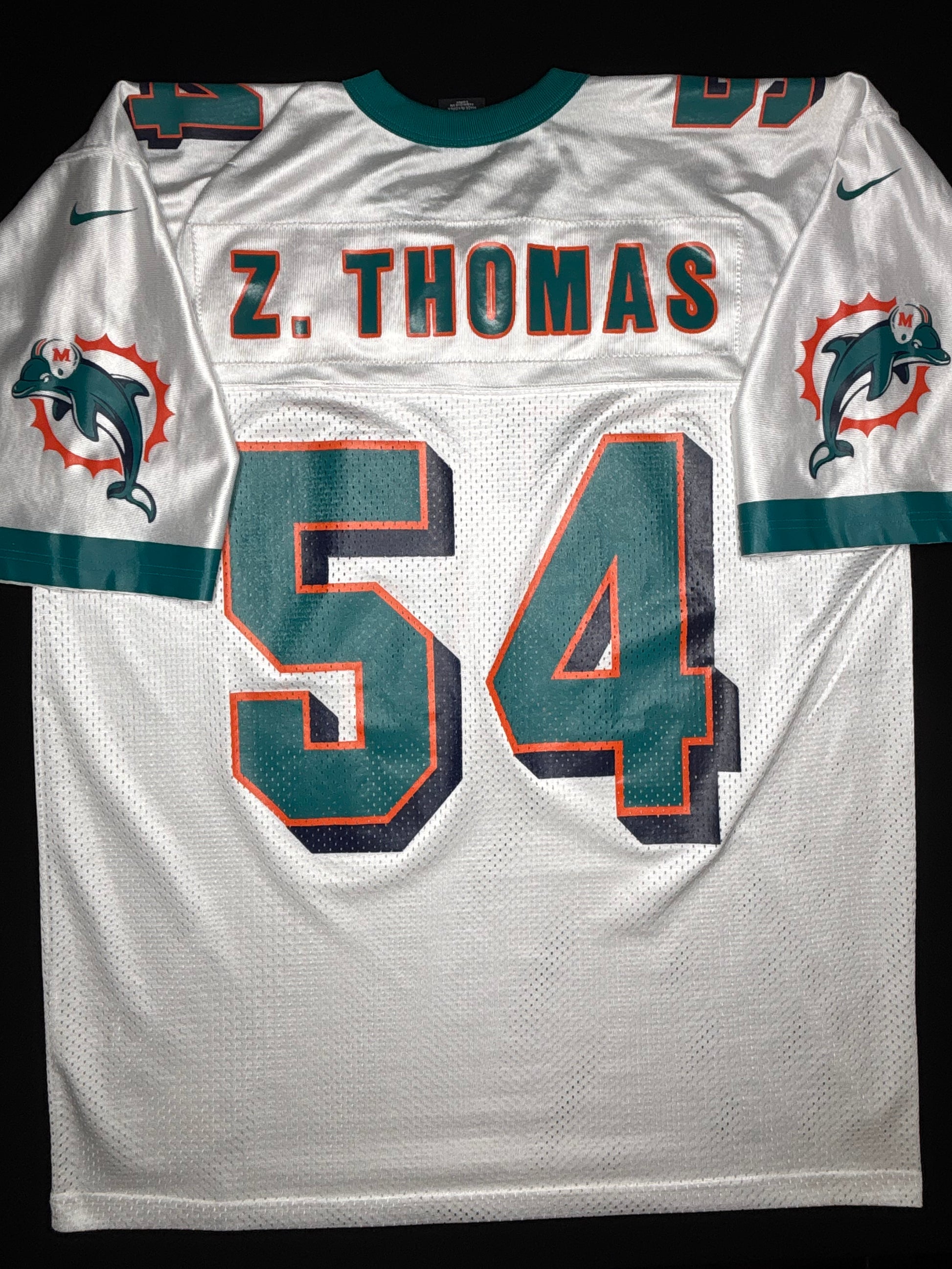 Miami Dolphins Zach Thomas Nike Football Jersey Size: XL