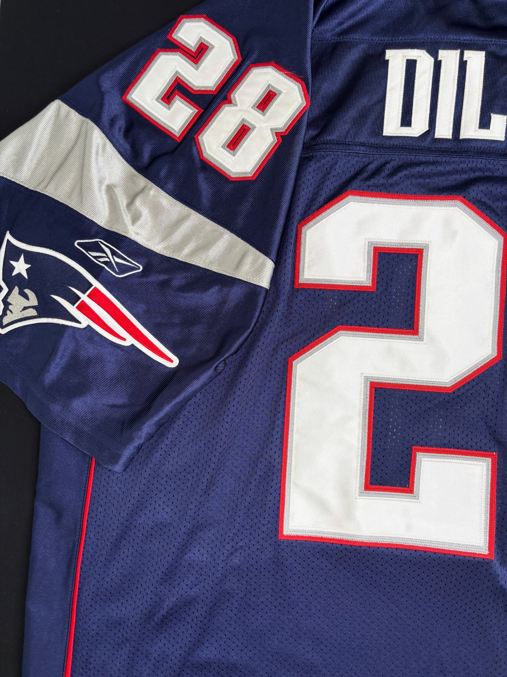 New England Patriots Corey Dillon Authentic Reebok Football Jersey Size: 60