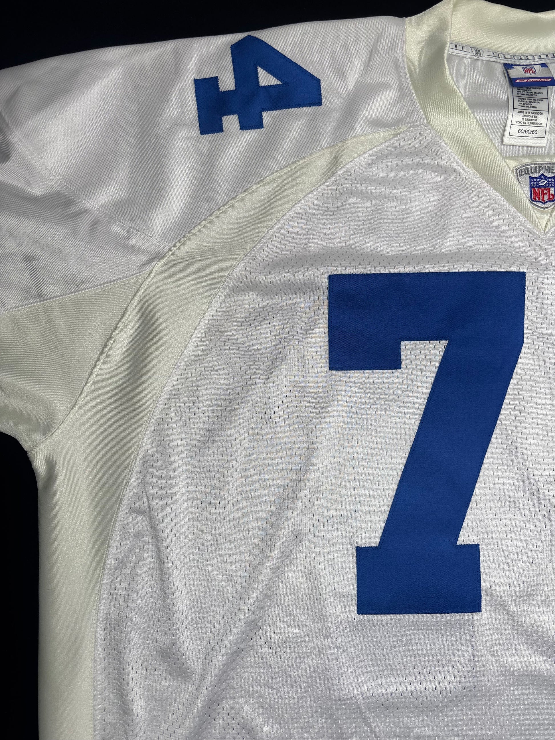 Dallas Cowboys Bob Lilly Reebok Authentic Football Jersey Size: 60