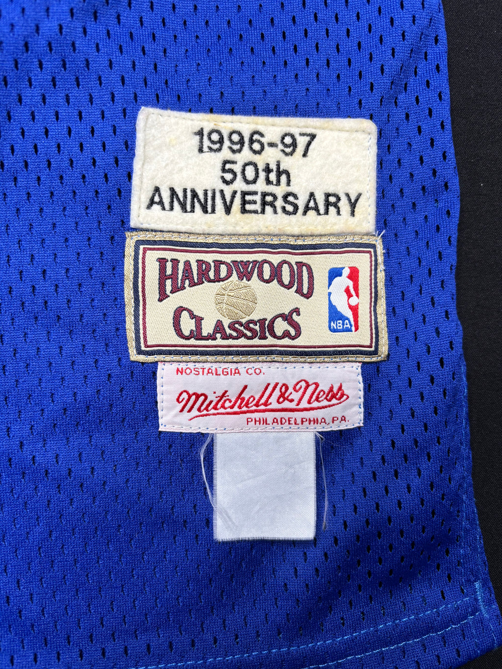 Philadelphia 76ers Allen Iverson Mitchell & Ness 50th Anniversary Authentic Basketball Jersey Size: XXXL