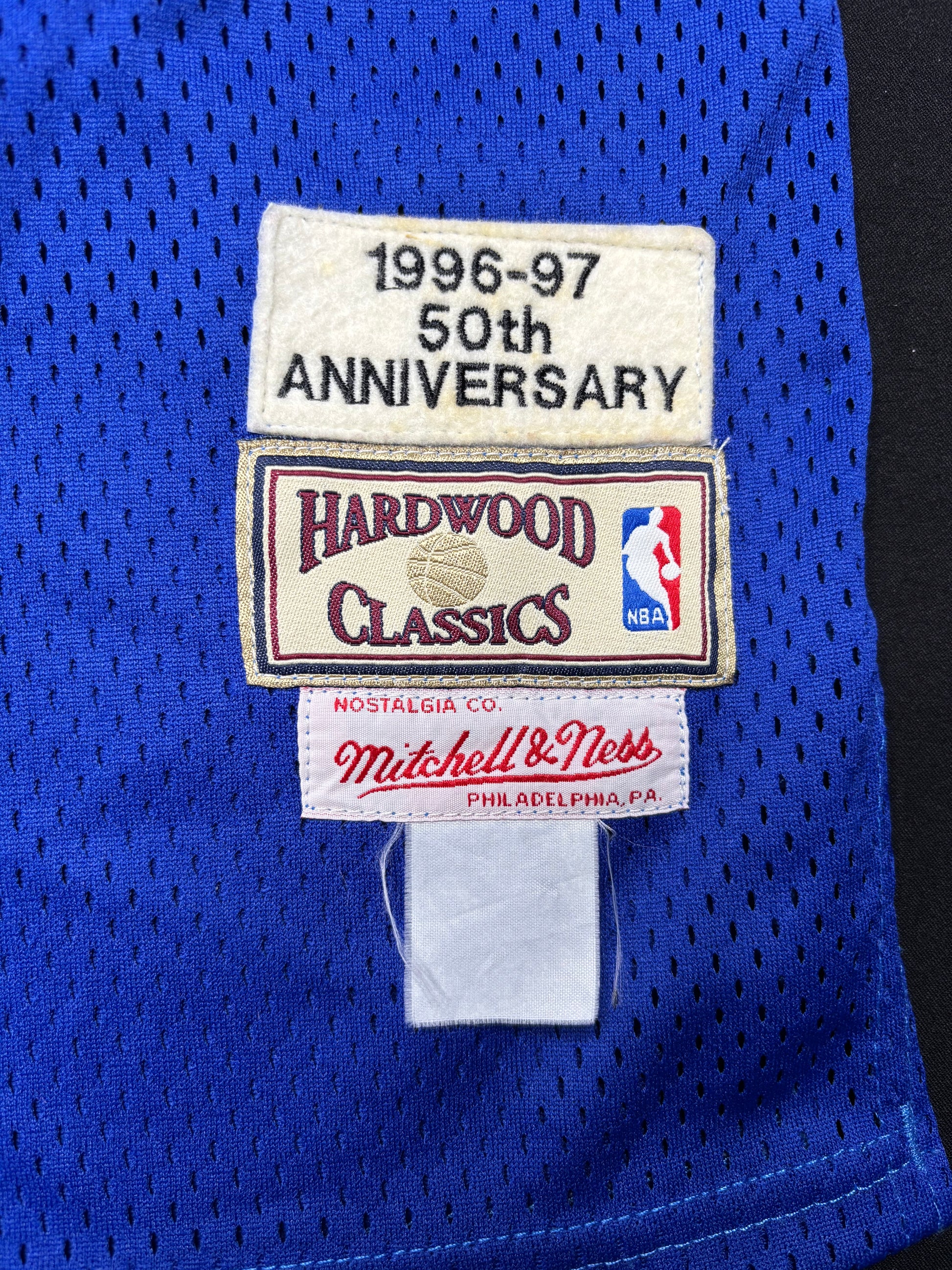 Philadelphia 76ers Allen Iverson Mitchell & Ness 50th Anniversary Authentic Basketball Jersey Size: XXXL