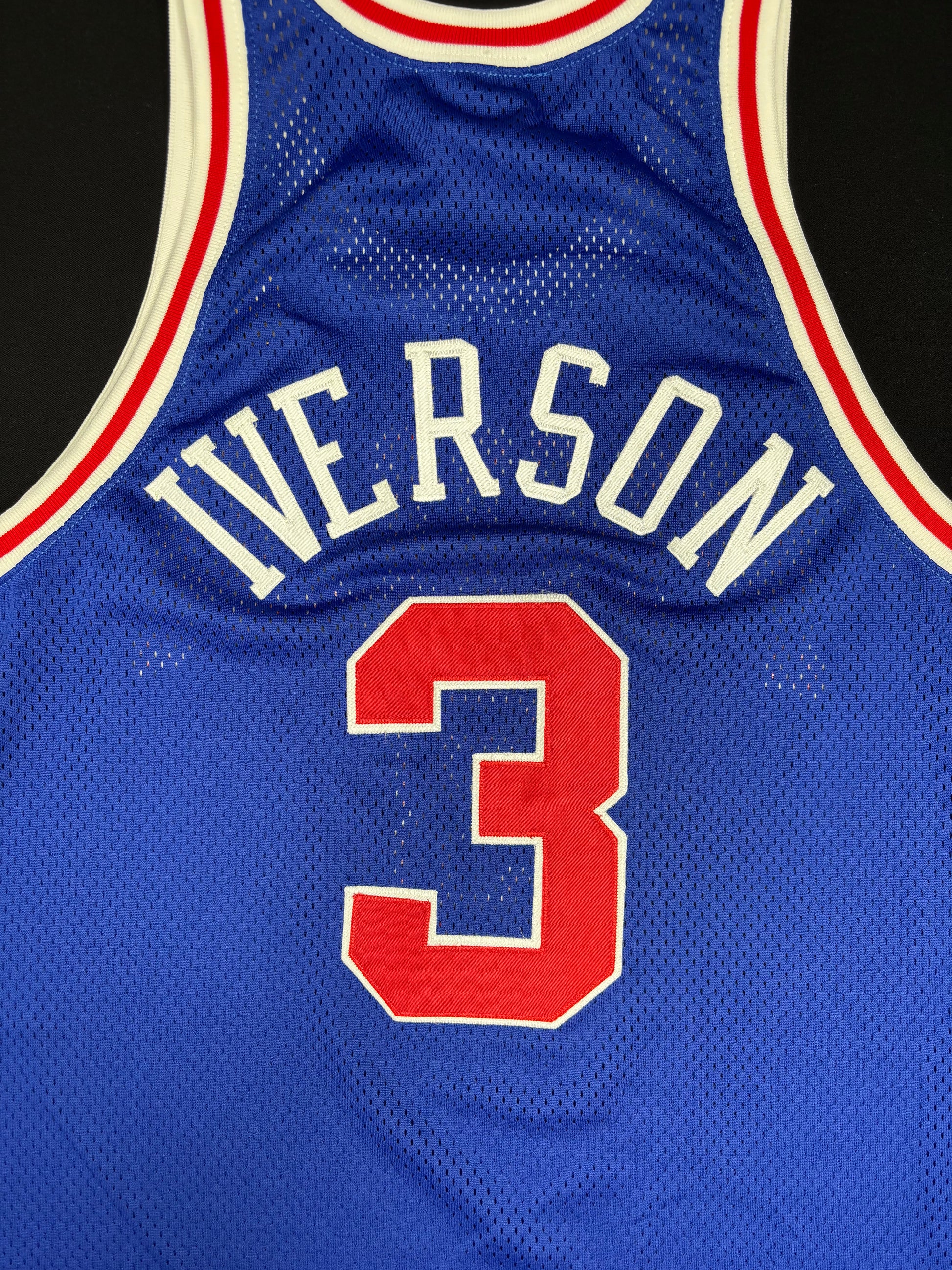 Philadelphia 76ers Allen Iverson Mitchell & Ness 50th Anniversary Authentic Basketball Jersey Size: XXXL